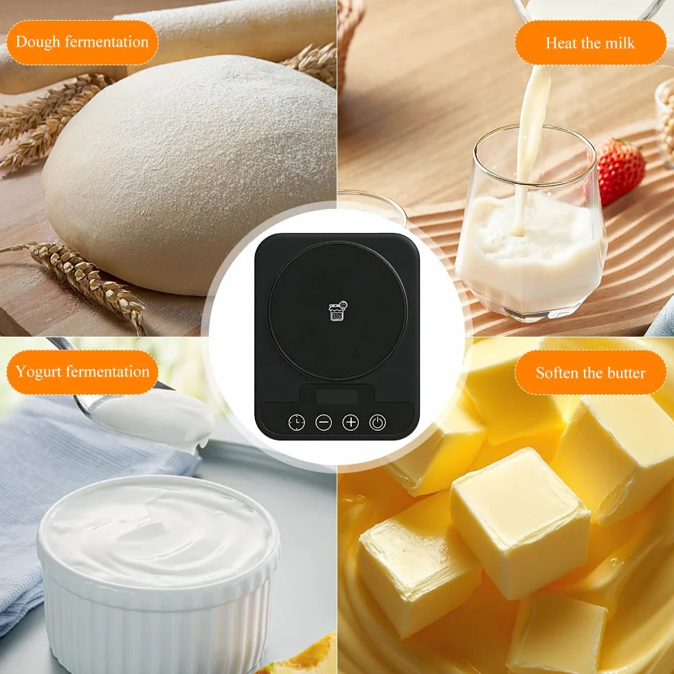 Lievito naturale set base 21-49°C timer 12 ore regolazione 1°C nero