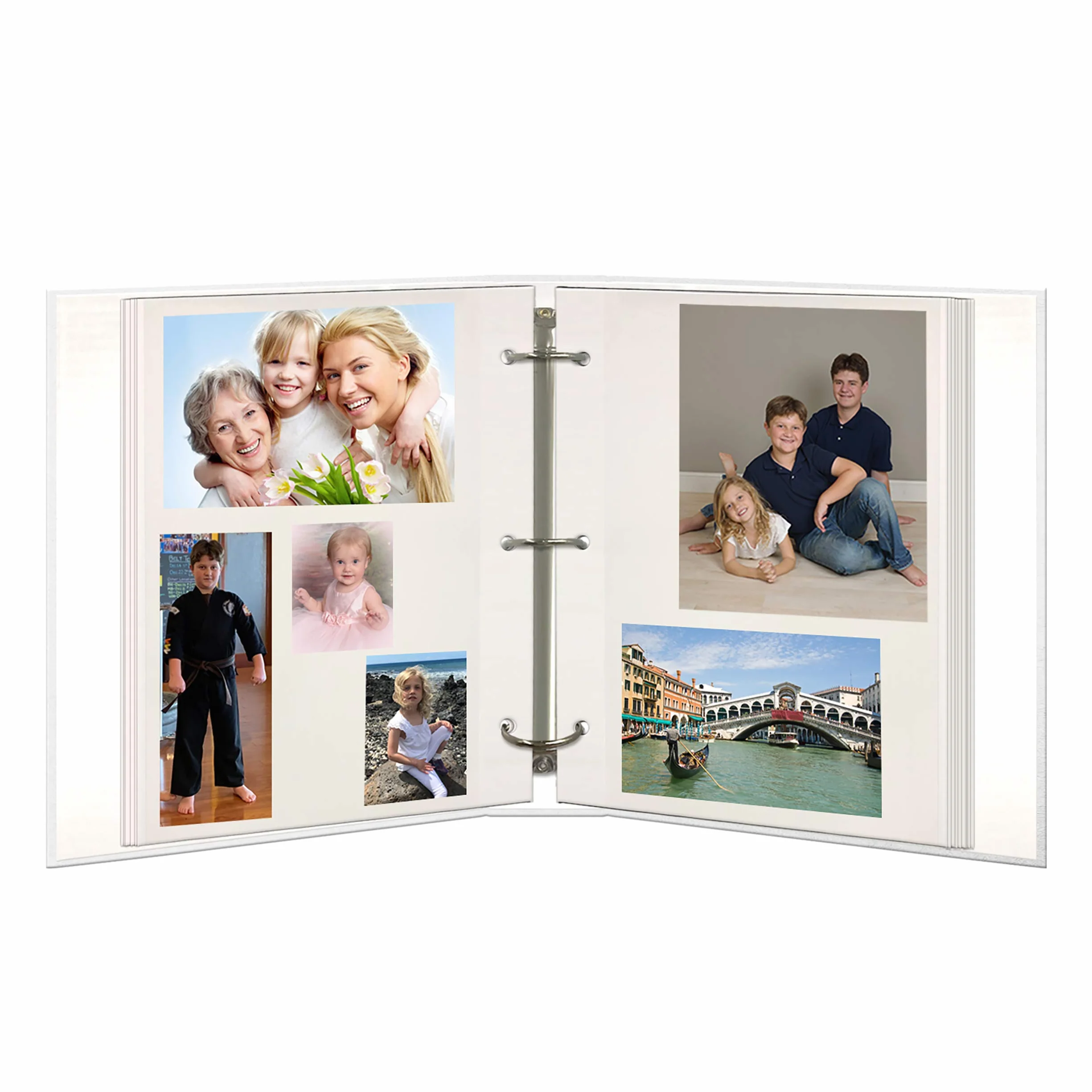 Pioneer Photo Albums TR-100 White Album Fotografico Magnetico a 3 Anelli, 100 Pagine, Bianco, Medium