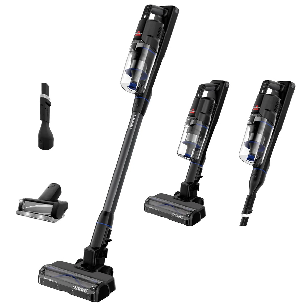 Bissell PowerClean FurGuard, Aspirapolvere Senza Fili, Motore da 280W, Spazzola a rullo Autopulente, Faretti FurFinder, Scopa Elettrica, Autoportante, Filtro HEPA, 2500 mAh Batteria Rimovibile, 4091N