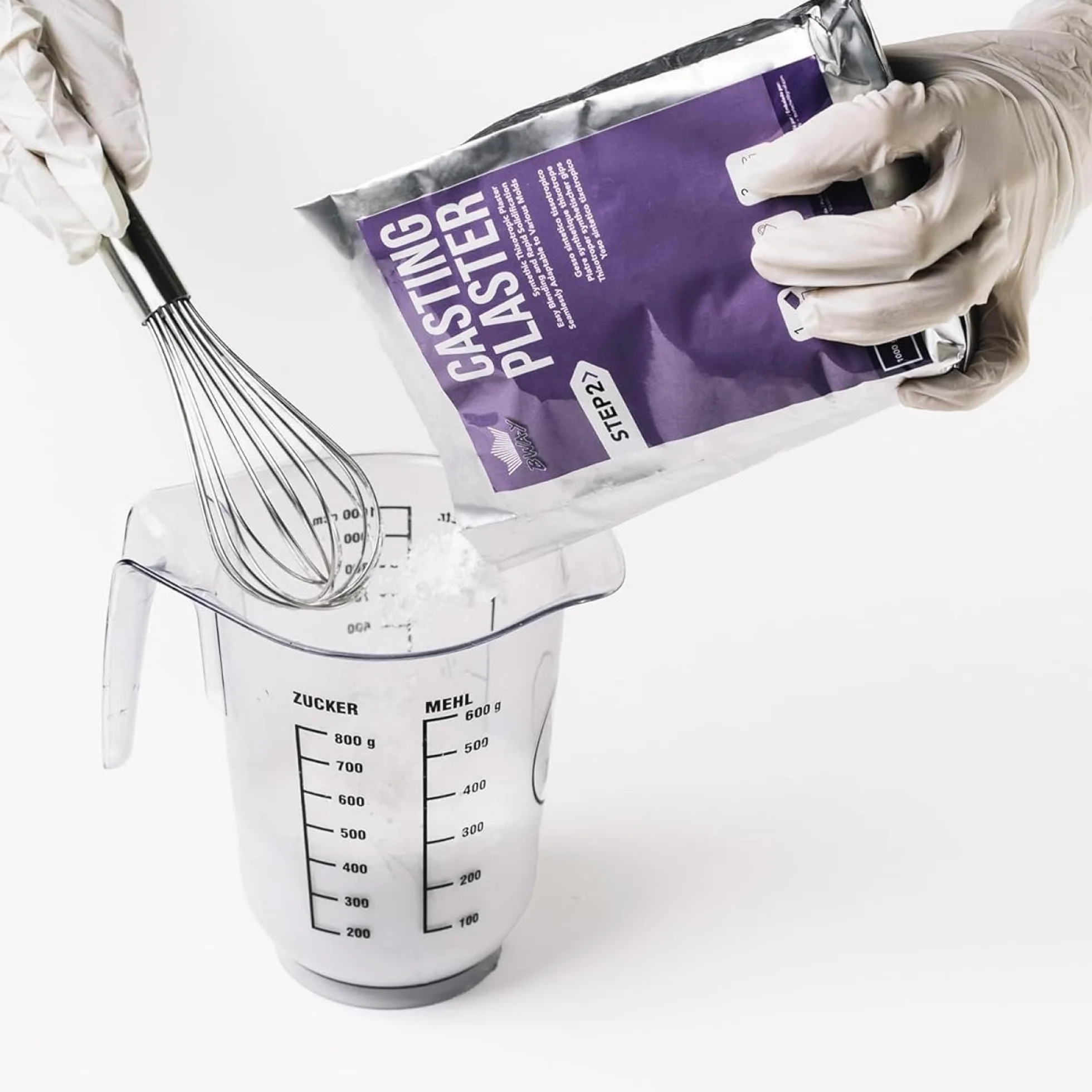 BWAY Gesso per Stampi in Polvere di Ceramica Bianca 5 kg