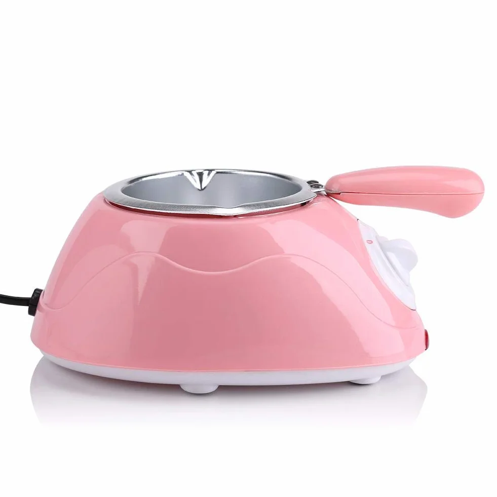 Strumento elettrico per fonduta di cioccolato con set stampi 2 livelli temperatura per torte biscotti cupcakes