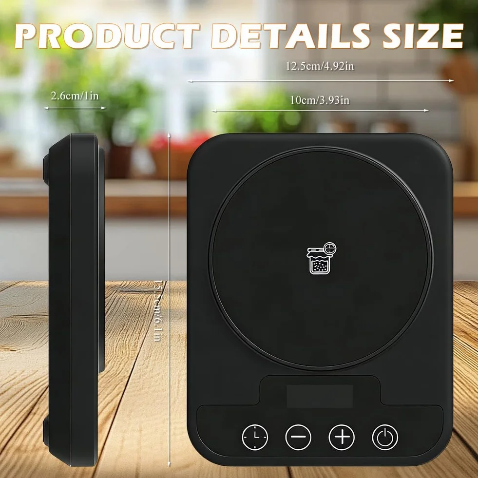 Lievito naturale set base 21-49°C timer 12 ore regolazione 1°C nero