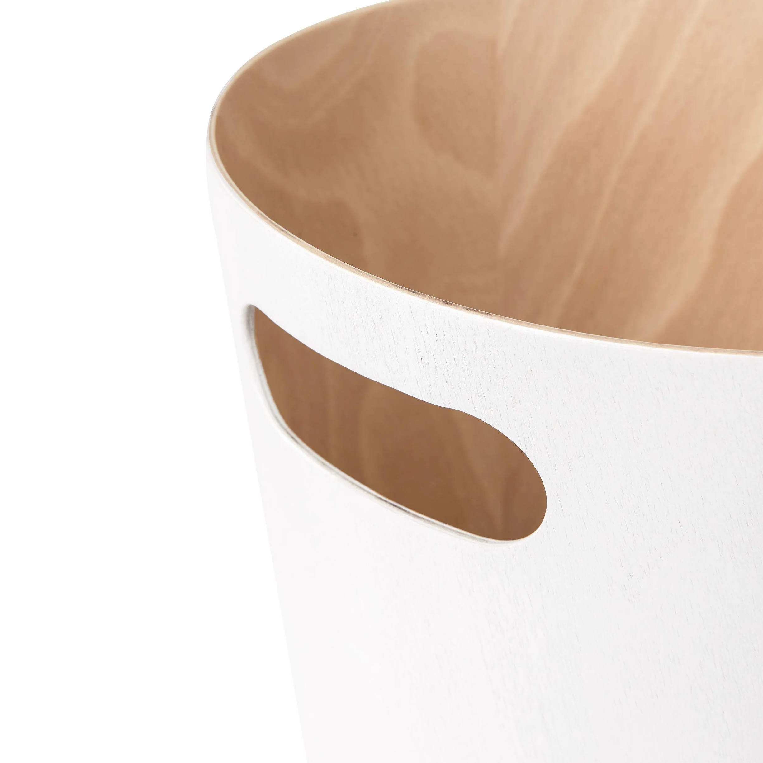 Umbra Woodrow Cestino della spazzatura 7,5 L Faggio Europeo Bianco/naturale