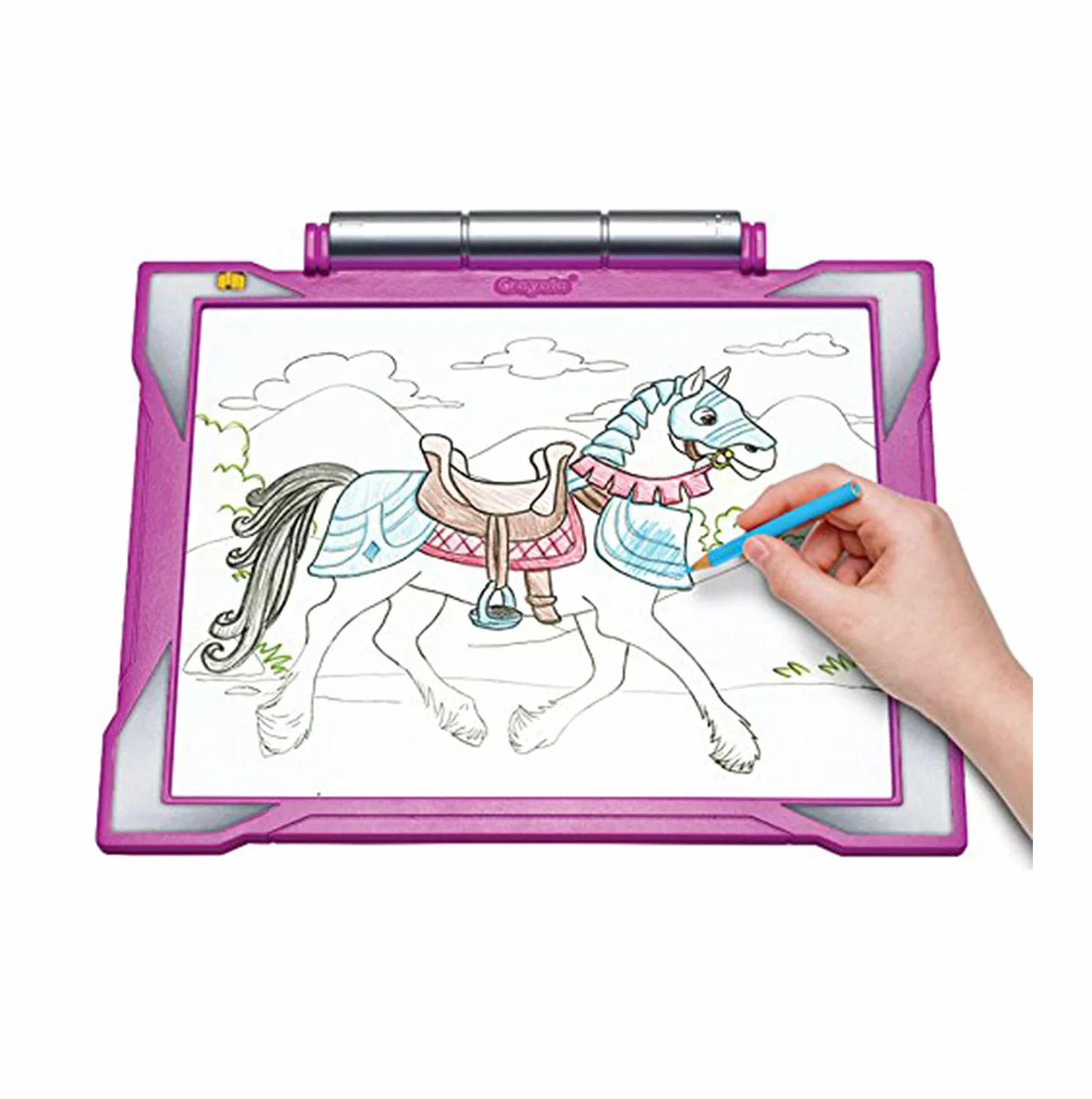 Crayola Lavagna Luminosa per Disegnare, Tavoletta Grafica Portatile, Più di 100 Immagini, Gioco Educativo 6+