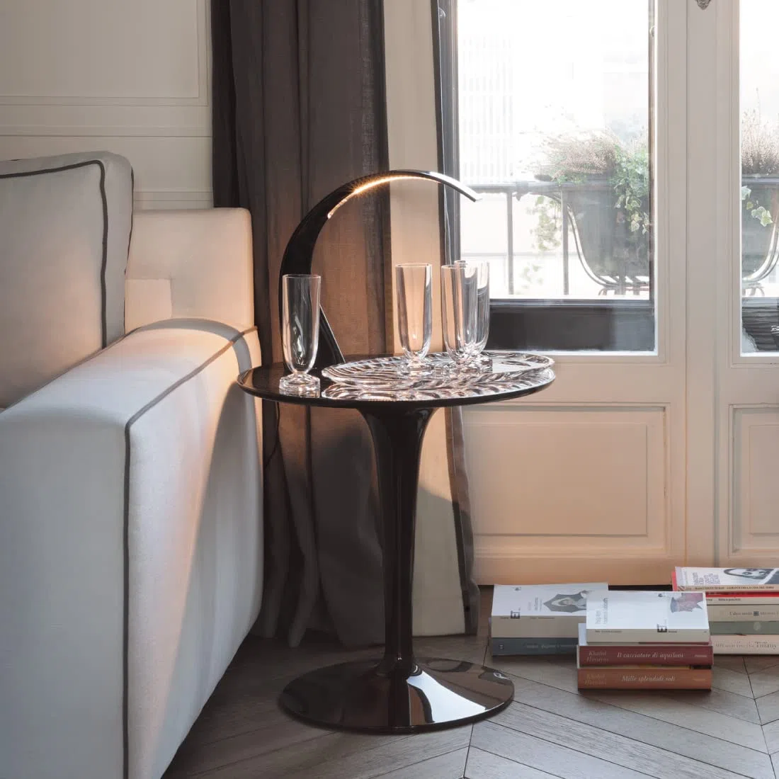 Kartell, Tip Top, Tavolino, Trasparente, 48 x 50 x 48 cm