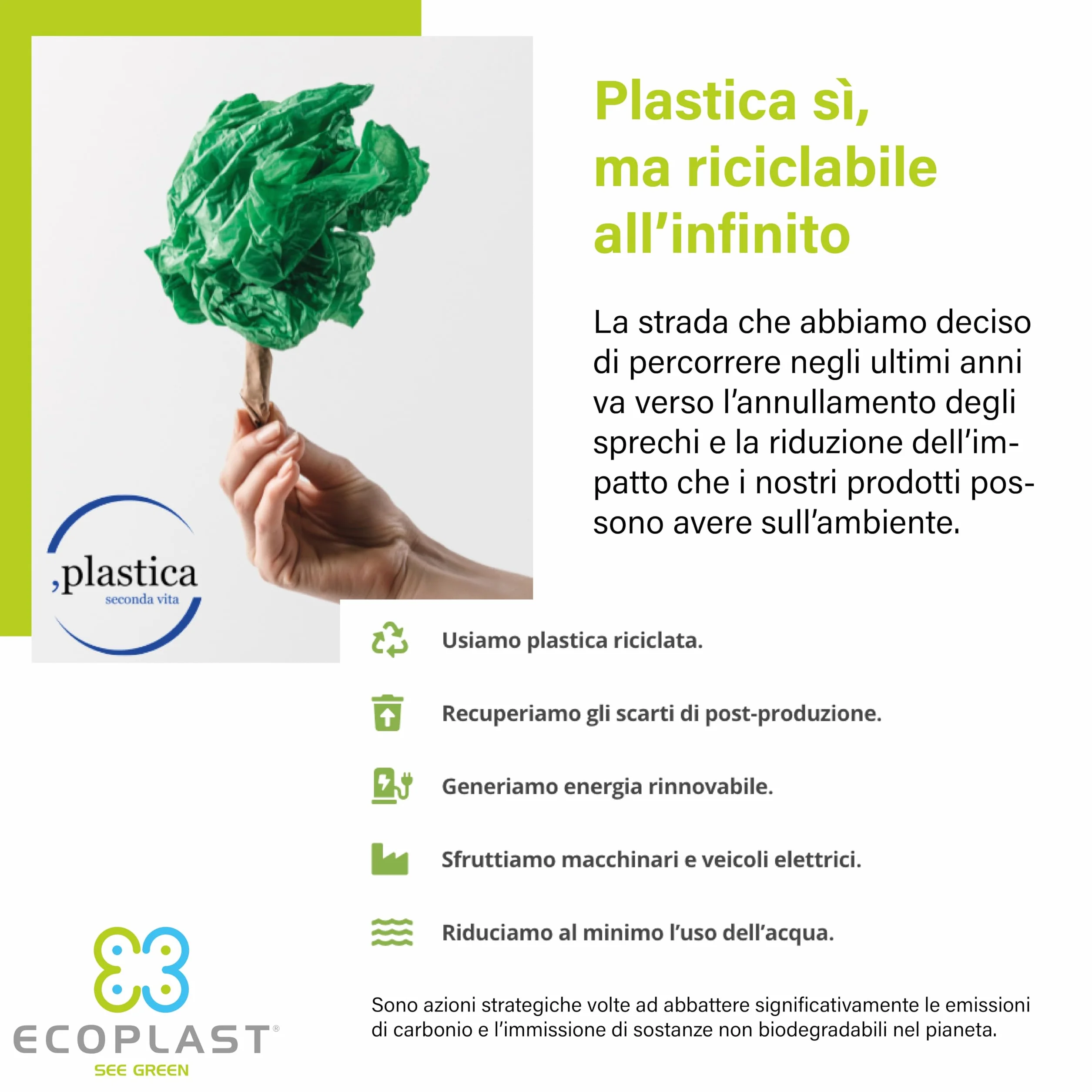 Ecoplast | Tris di Pattumiere per Raccolta Differenziata 35 Lt, Colori Assortiti Giallo/Verde/Blu, 38x36,5x45 , Made in Italy