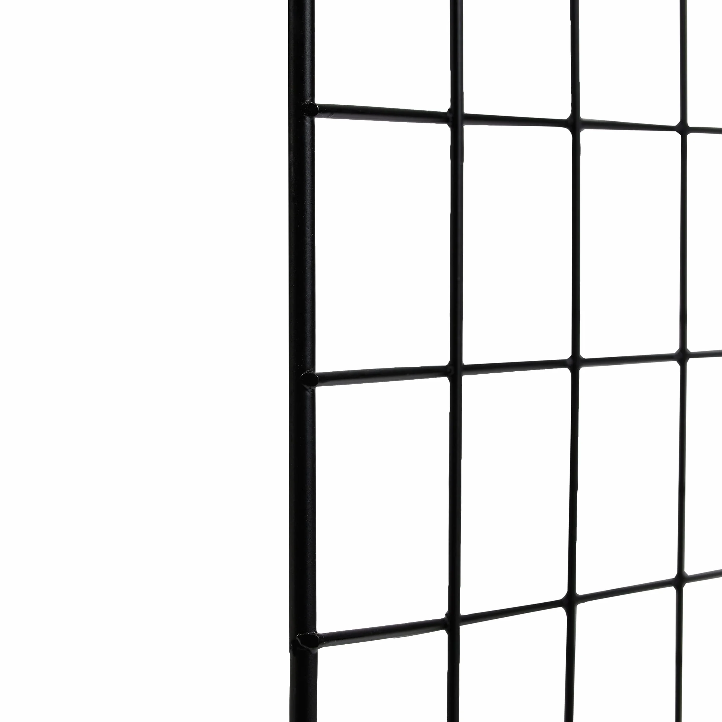 Amazon Basics Scaffali impilabili cubici con griglia metallica, 66 x 32 x 96.5 cm, Nero, 6 Cubi