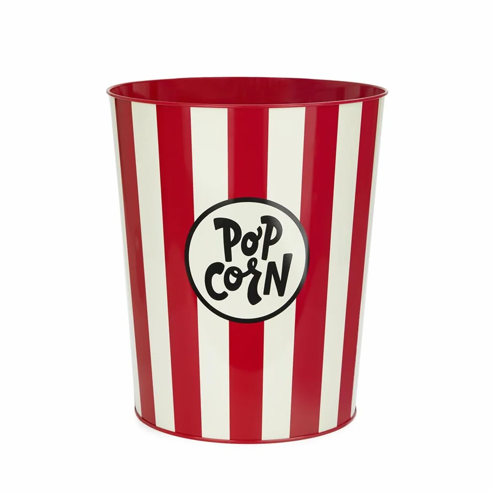 Balvi Cestino Carta Popcorn Rosso Beige Metallo
