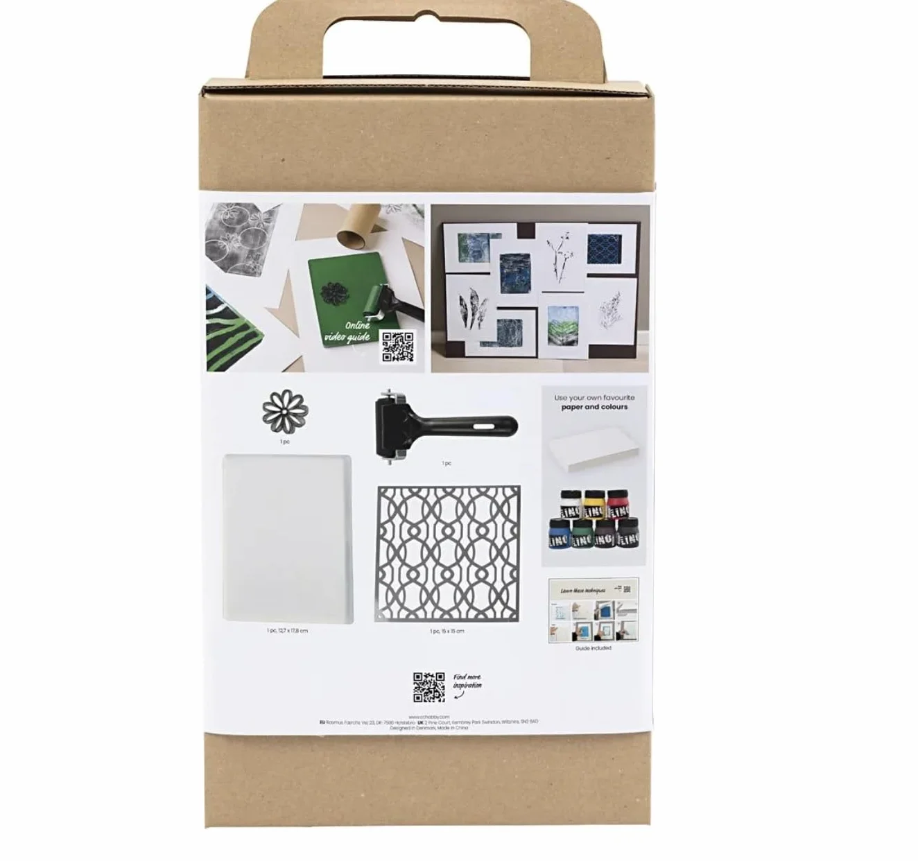 Kit di strumenti per stampa gel, 1 confezione