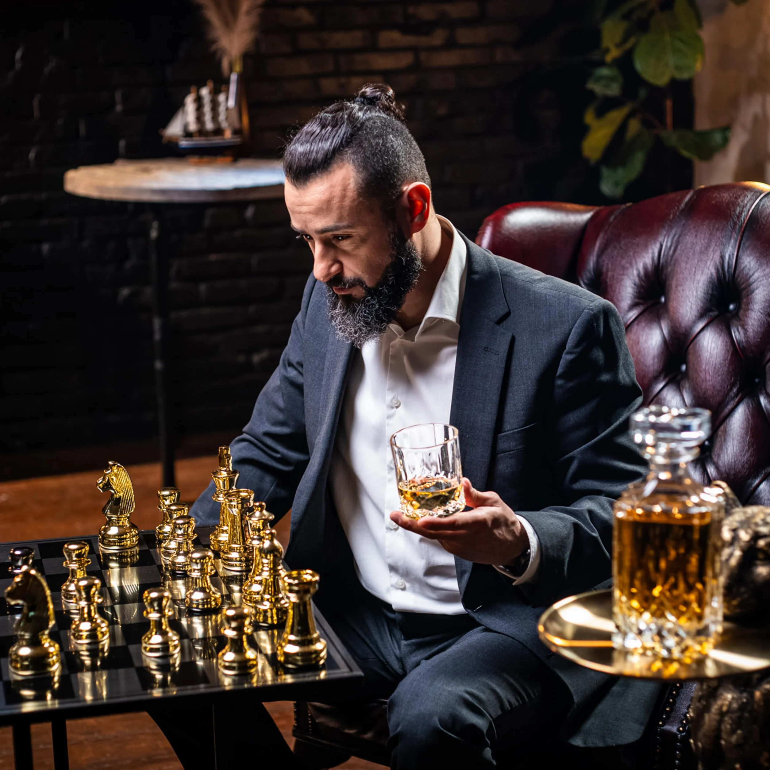 Set di bicchieri da whisky – 4 bicchieri rum, 8 pietre per whisky – regalo per uomo