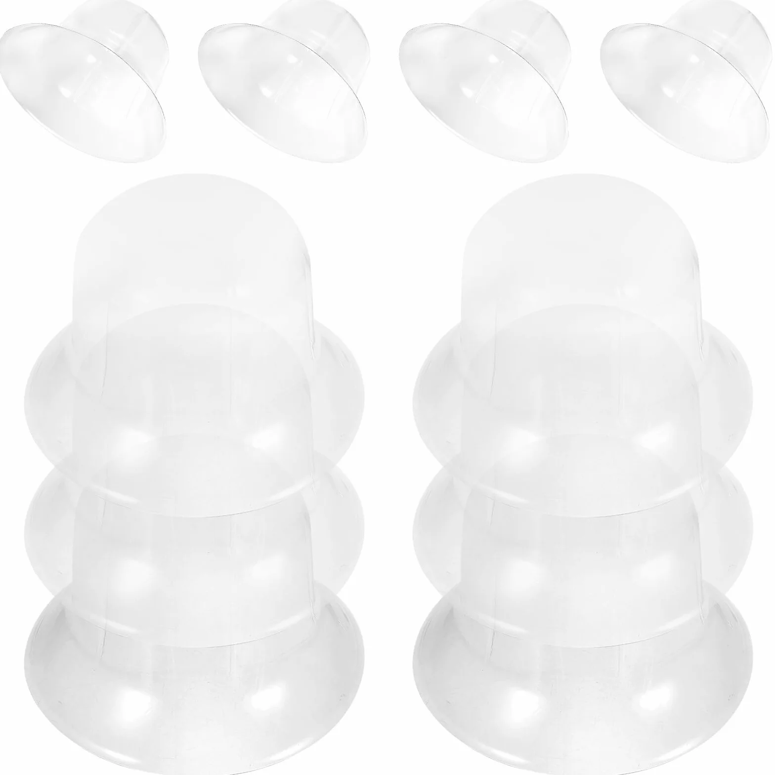 Supporto per Cappelli in Plastica PVC 10 Pezzi Porta Cappello Interno Organizzazione