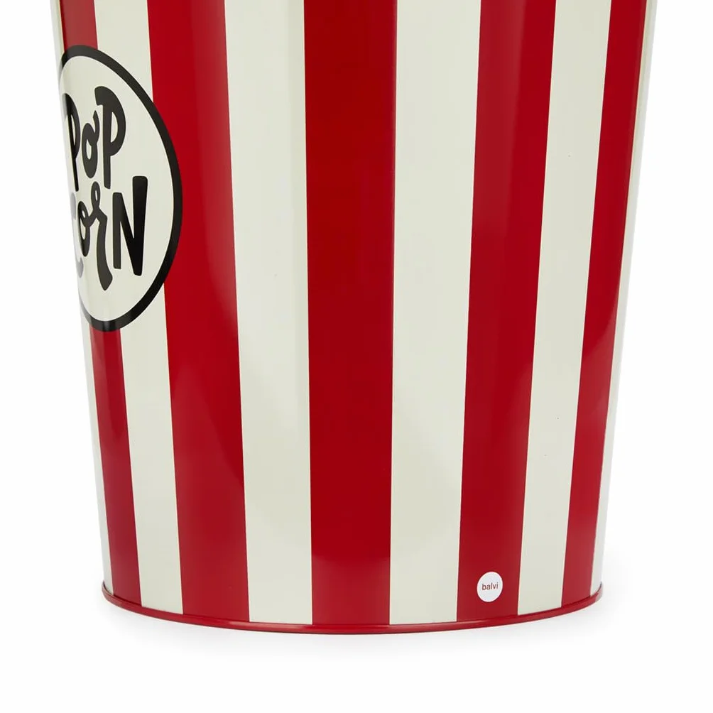 Balvi Cestino Carta Popcorn Rosso Beige Metallo