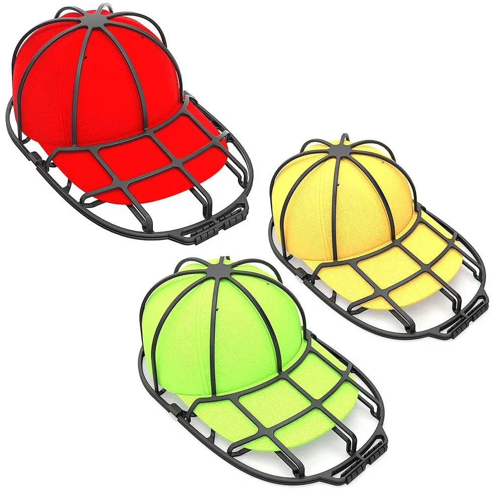 3 Stück Cap Washer, Porta Cappelli, Supporto Per Cappellini Da Baseball, Supporto Per Il Lavaggio Cappellin, per Cappellini Da Adulti e Bambini