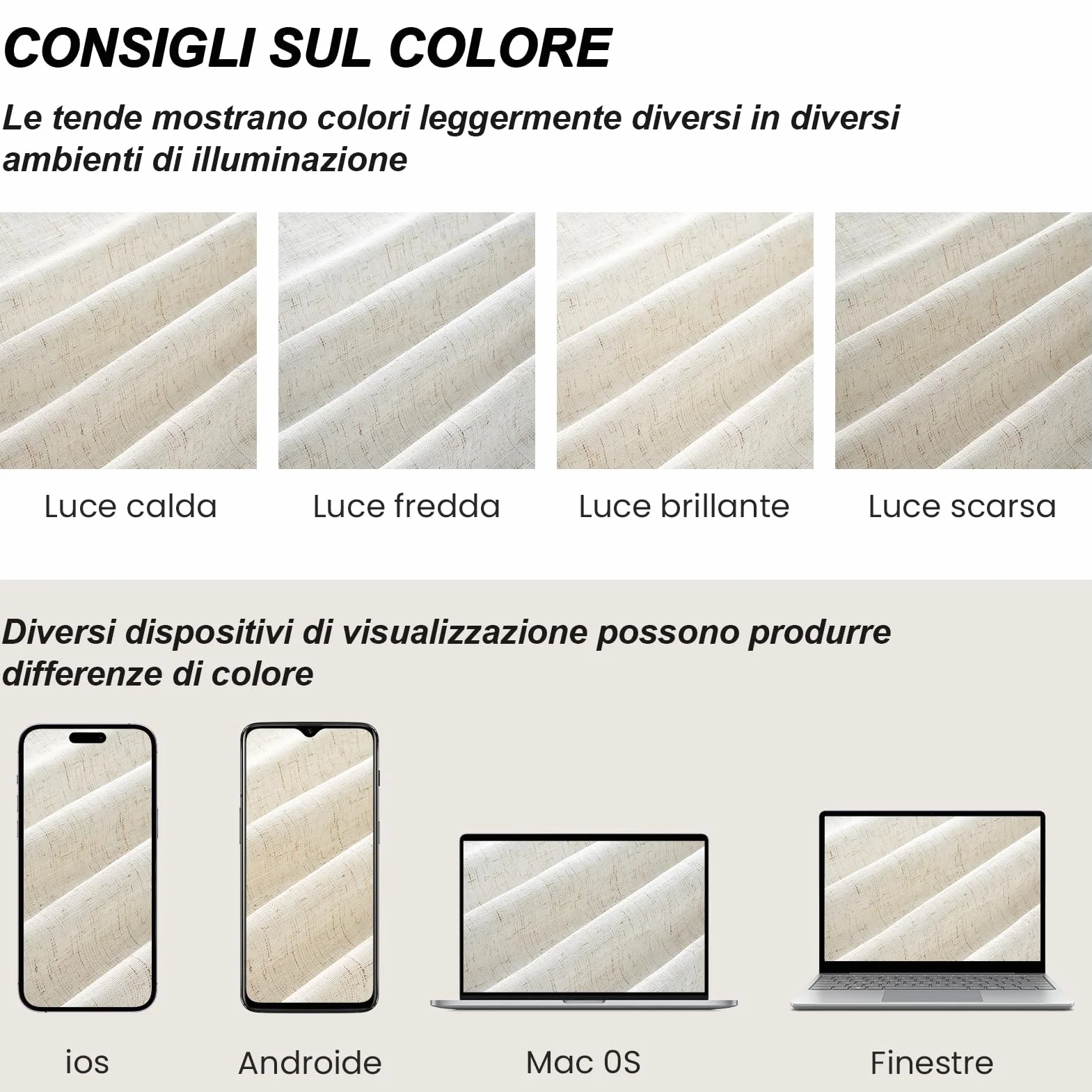 Topfinel Tende Per Interni Oscuranti Lino Tenda Camera Da Letto Bambini a Pannello con Occhielli in Voile Spessa Tenda Semitrasparente per Poggiorno da Letto Ufficio Naturale 2 Pezzi 140 x 260 cm