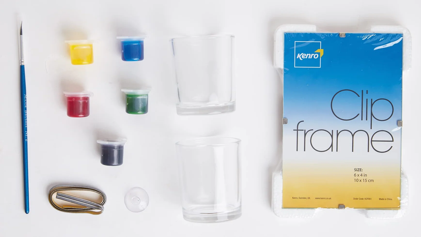 House Of Crafts Kit Bricolage Vetro Colorato per Principianti, Set Hobby con Vetro Votivo e Acchiappasole