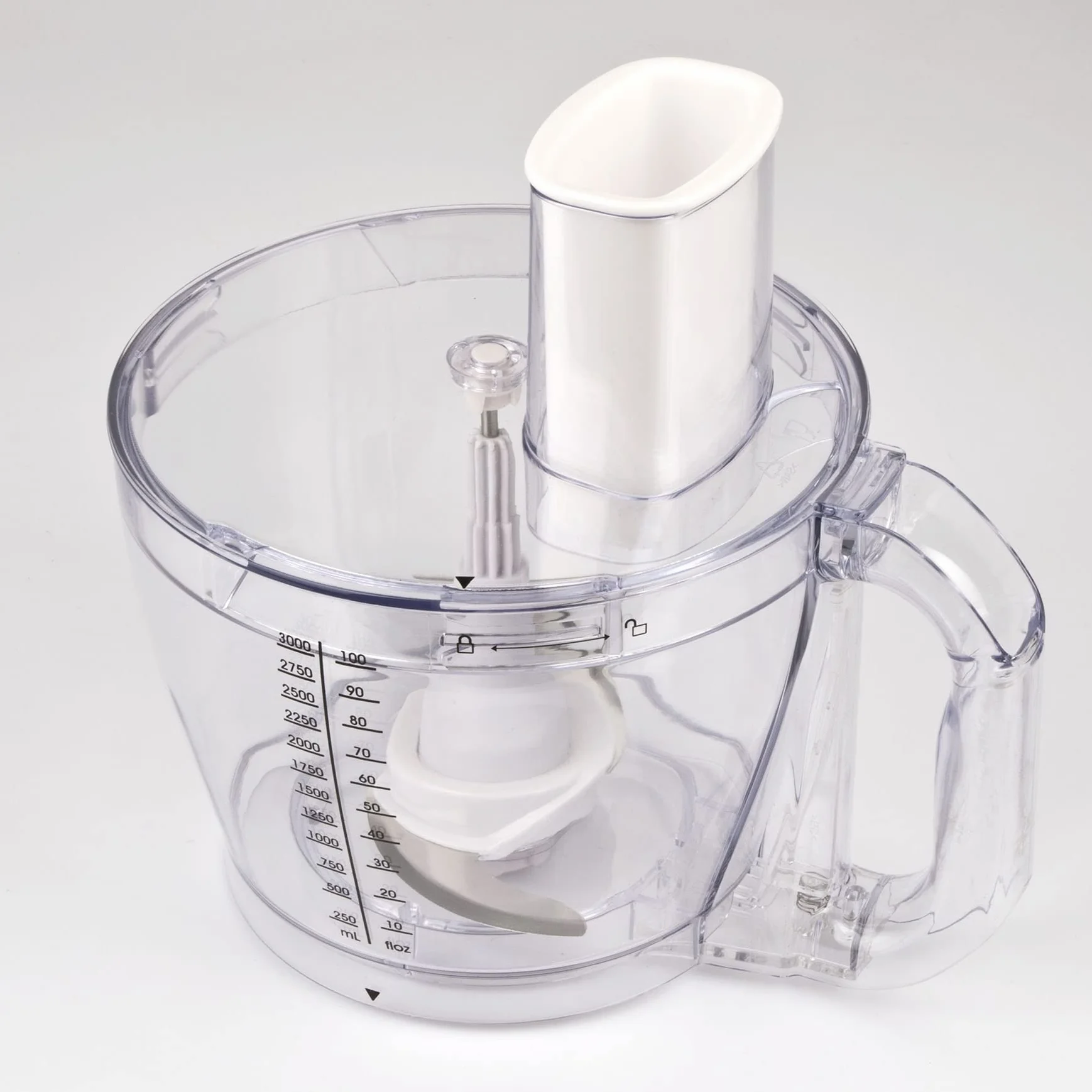 G3 Ferrari G20099 Robot Multifunzione Mixatutto, 1000W, Ciotola da 3 Lt, 2 velocità con Pulse, 3 dischi reversibili INOX, Incluso frullatore da 1.5 Lt, Bianco/Inox