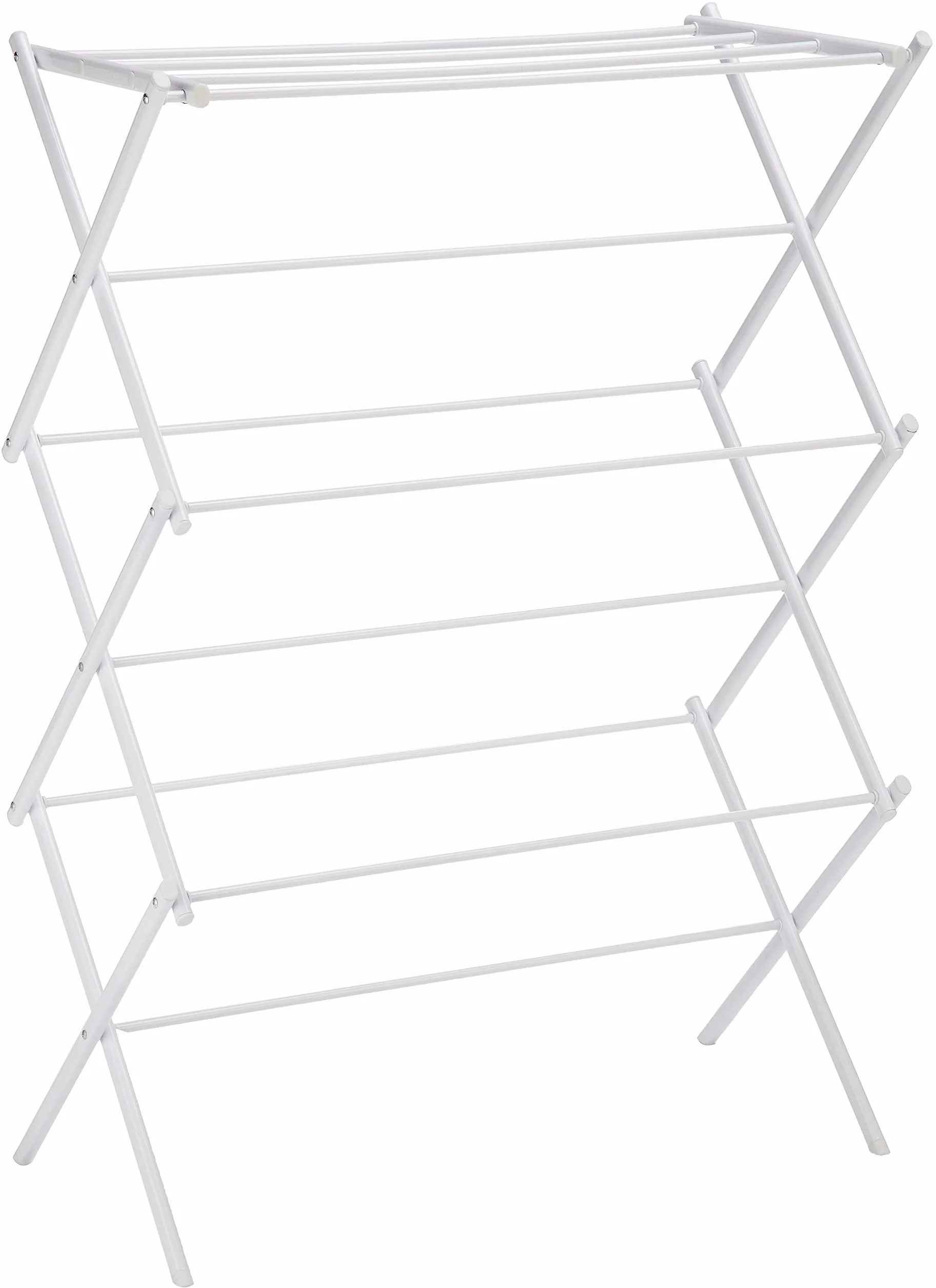Amazon Basics Stendibiancheria pieghevole, 41,8 x 74,9 x 106,2 cm, bianco