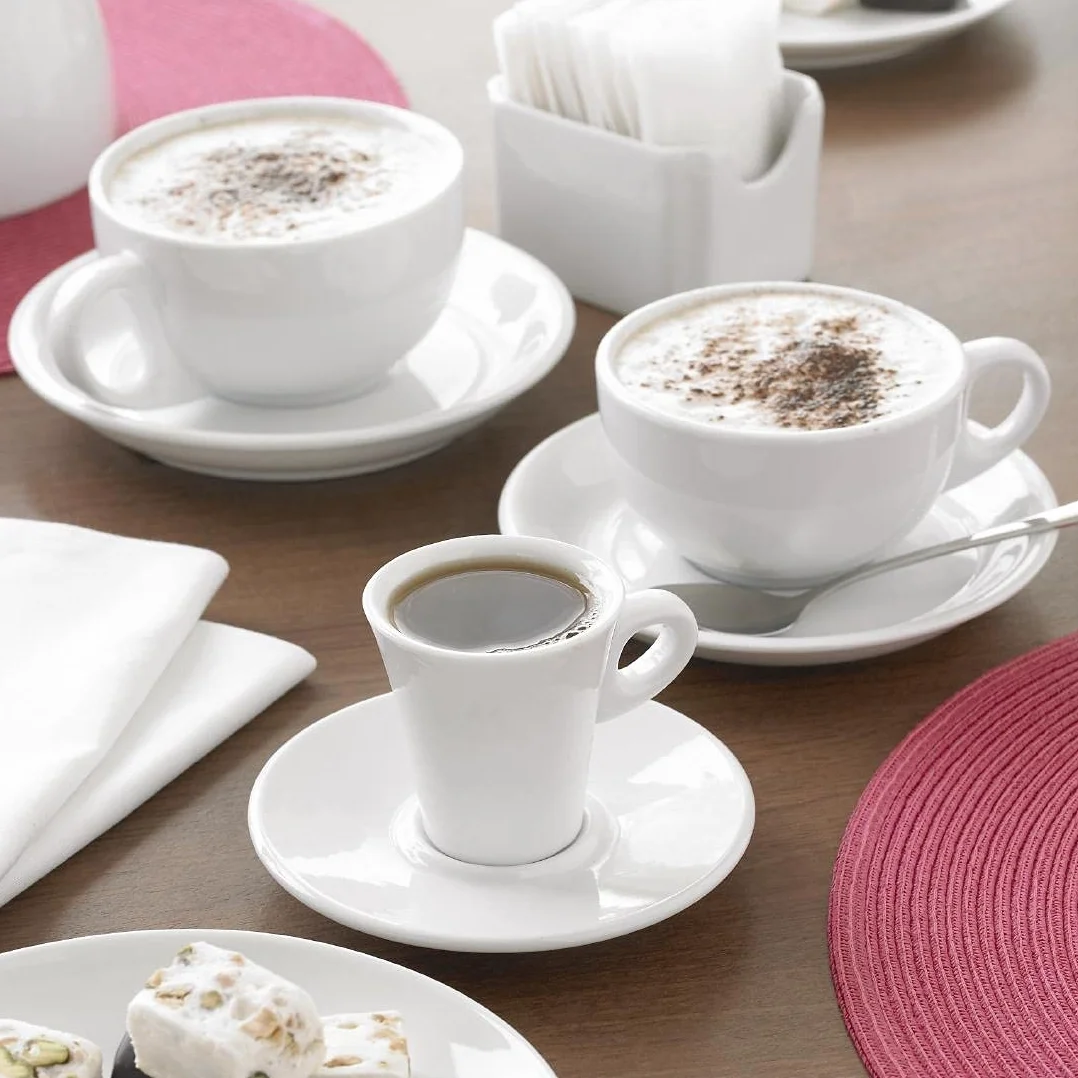 Olympia CB465 espresso piattino, bianco (confezione da 12)