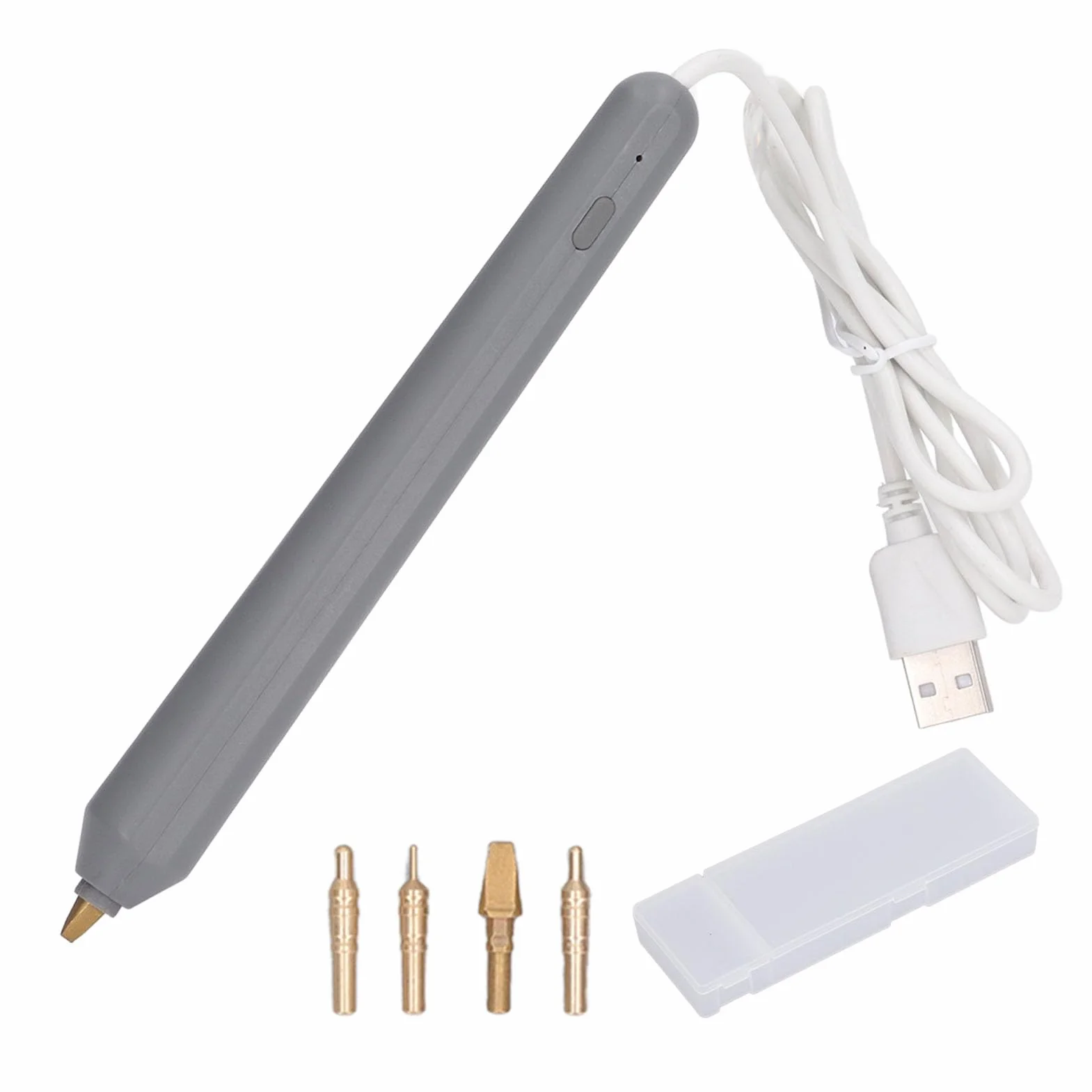 Penne a Caldo per Stampa a Caldo USB, 4 Punte di Riscaldamento, Penna Termoretraibile