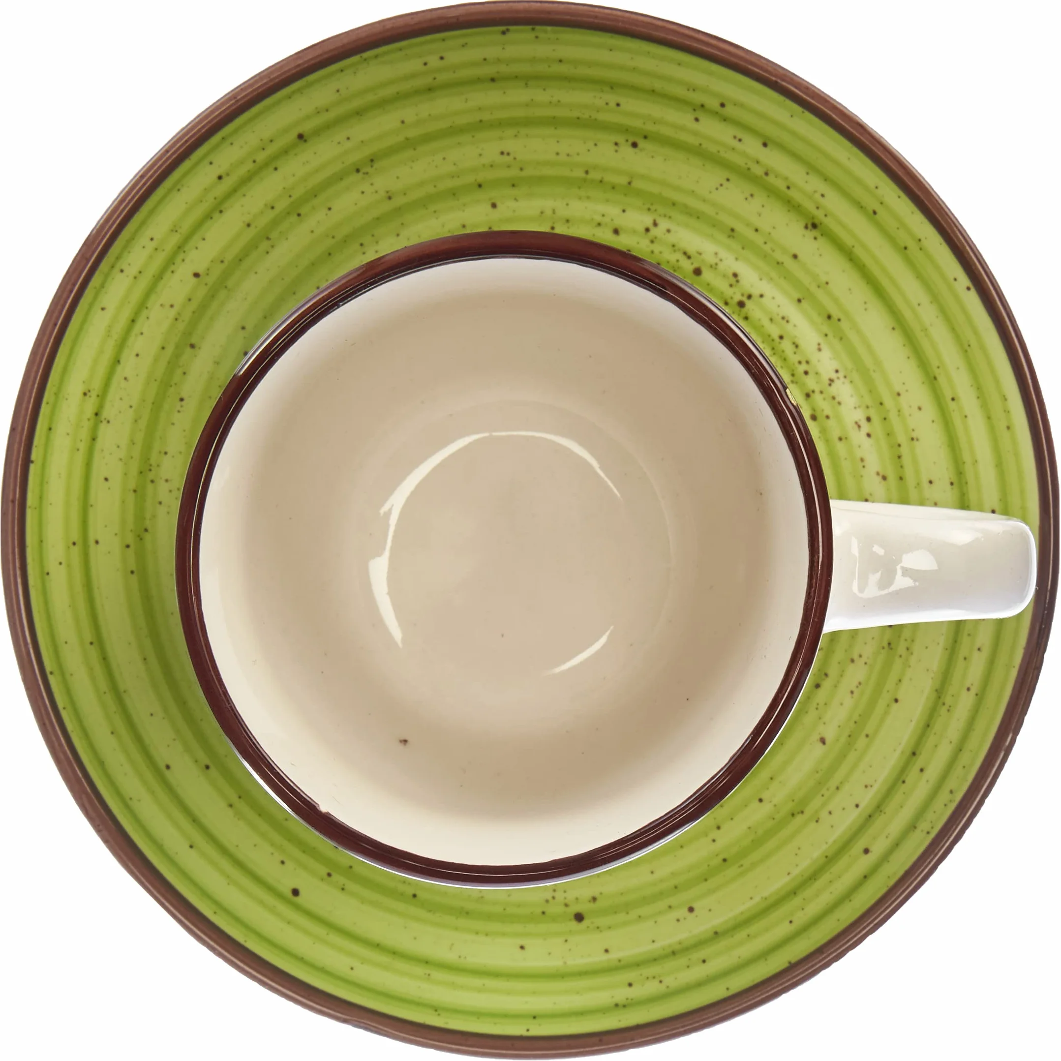 Tognana Art & Pepper Set 6 Tazzine Caffè Con Piatto cc 90 Stoneware Multicolore