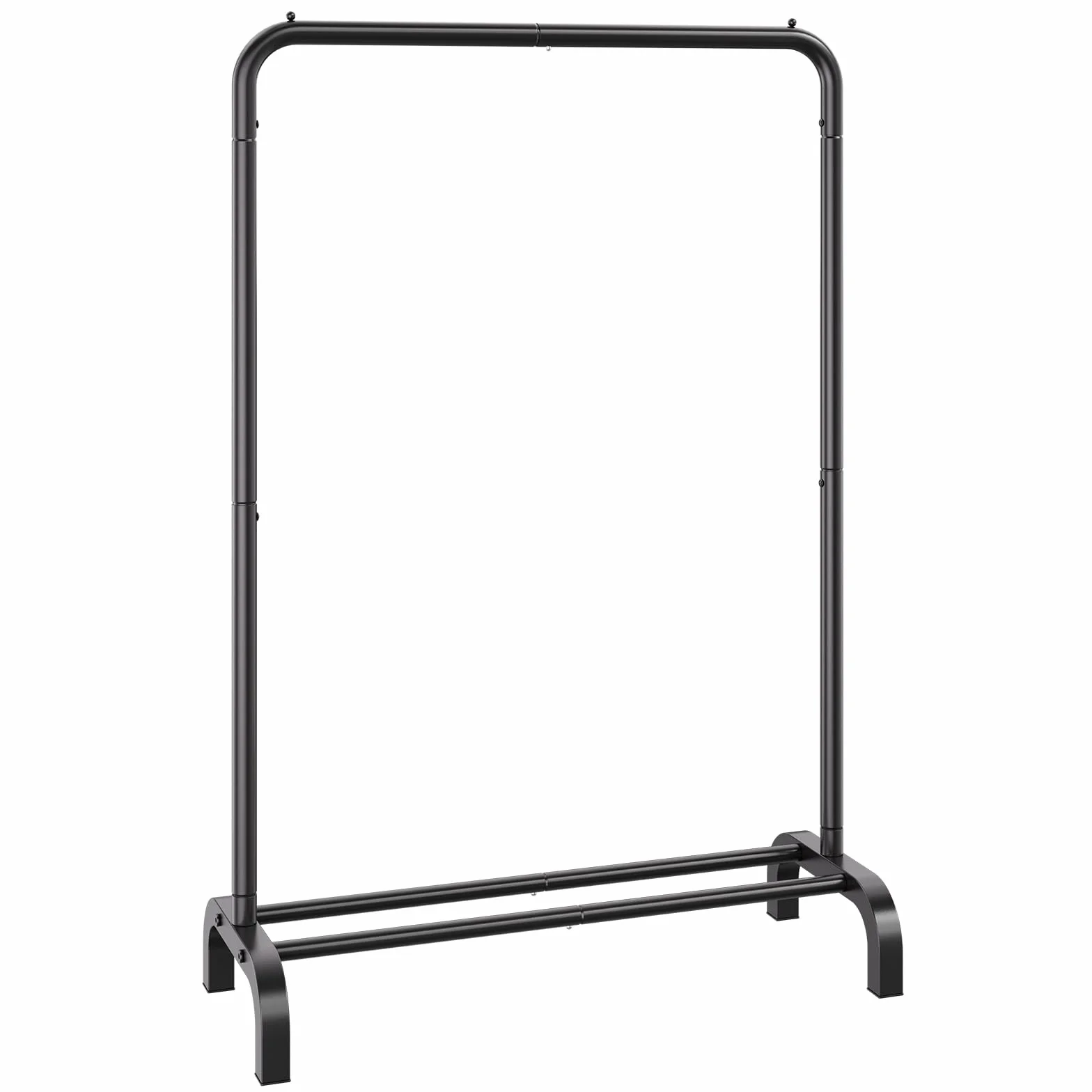 VEVOR Stand Appendiabiti Barra Singola Ripiano Singolo da Appendere per Camera da Letto Soggiorno, Appendiabiti in Acciaio al Carbonio Q235 Diametro del Tubo 25,4 mm, Stand Appendiabiti Peso di 2,9 kg
