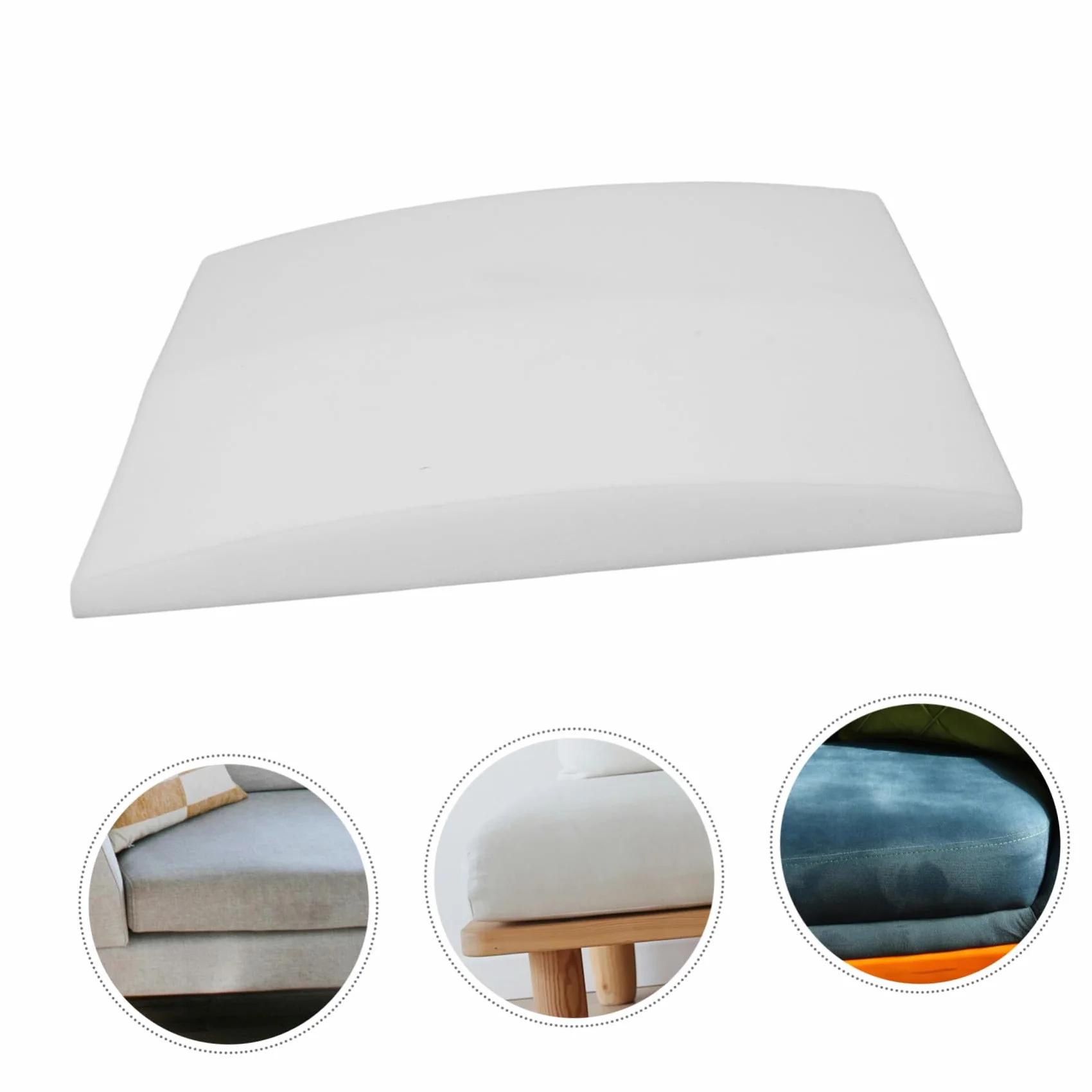 IMIKEYA Divano Spugna Riparazione 50x50 cm Cuscini Bianco Alta Facile Soggiorno