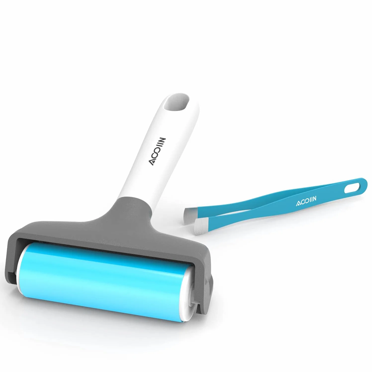 Cricut Brayer Rullo con Pinzette in Gomma per Rimozione Rulli e Tappetini Stampaggio