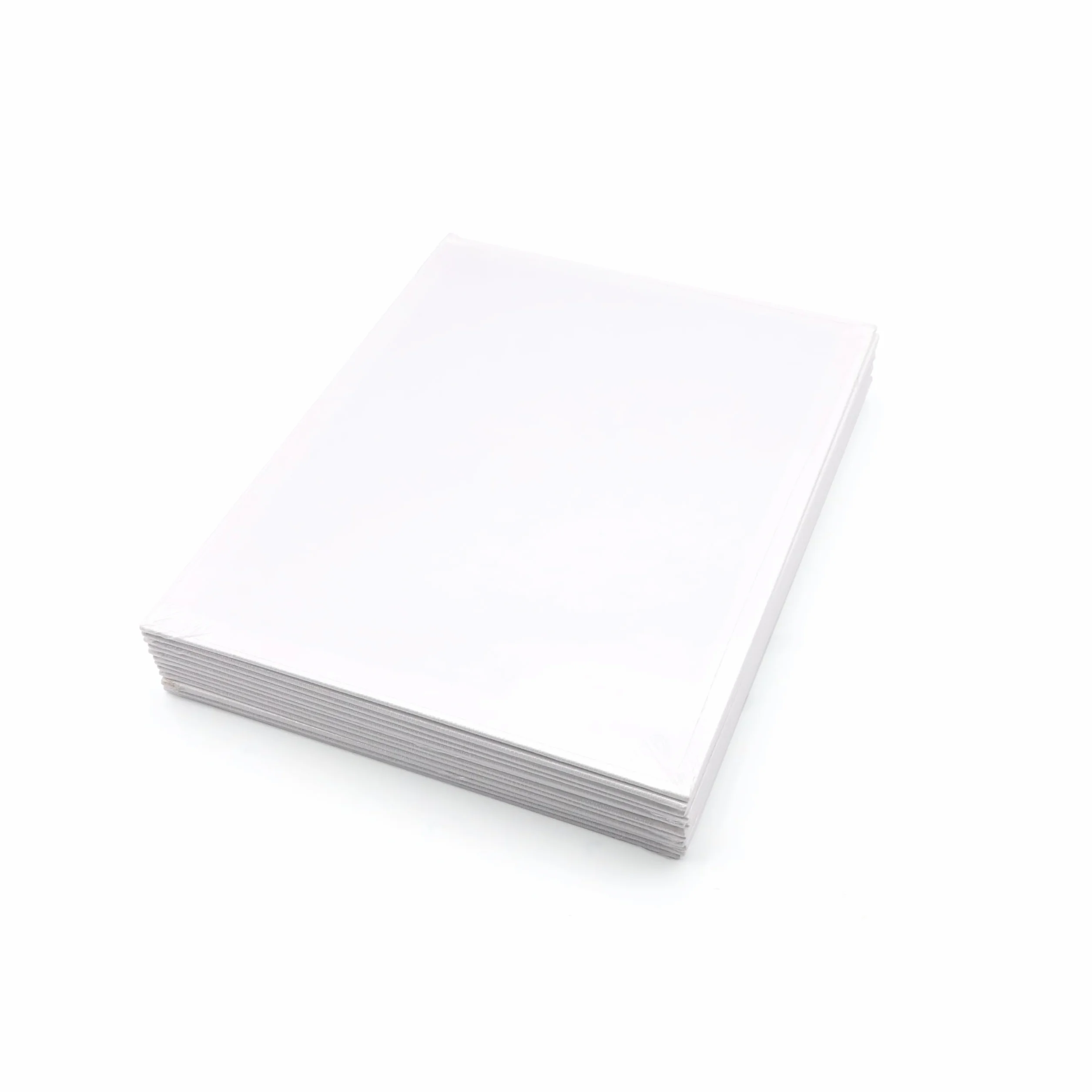 Exerz Pannelli in Tela 24x30 cm 12pz, Spessore 3 mm, 100% Cotone, 280g/m², Tripla Preparazione, Senza Acidi, Grana Media, per Pittura a Olio e Acrilico