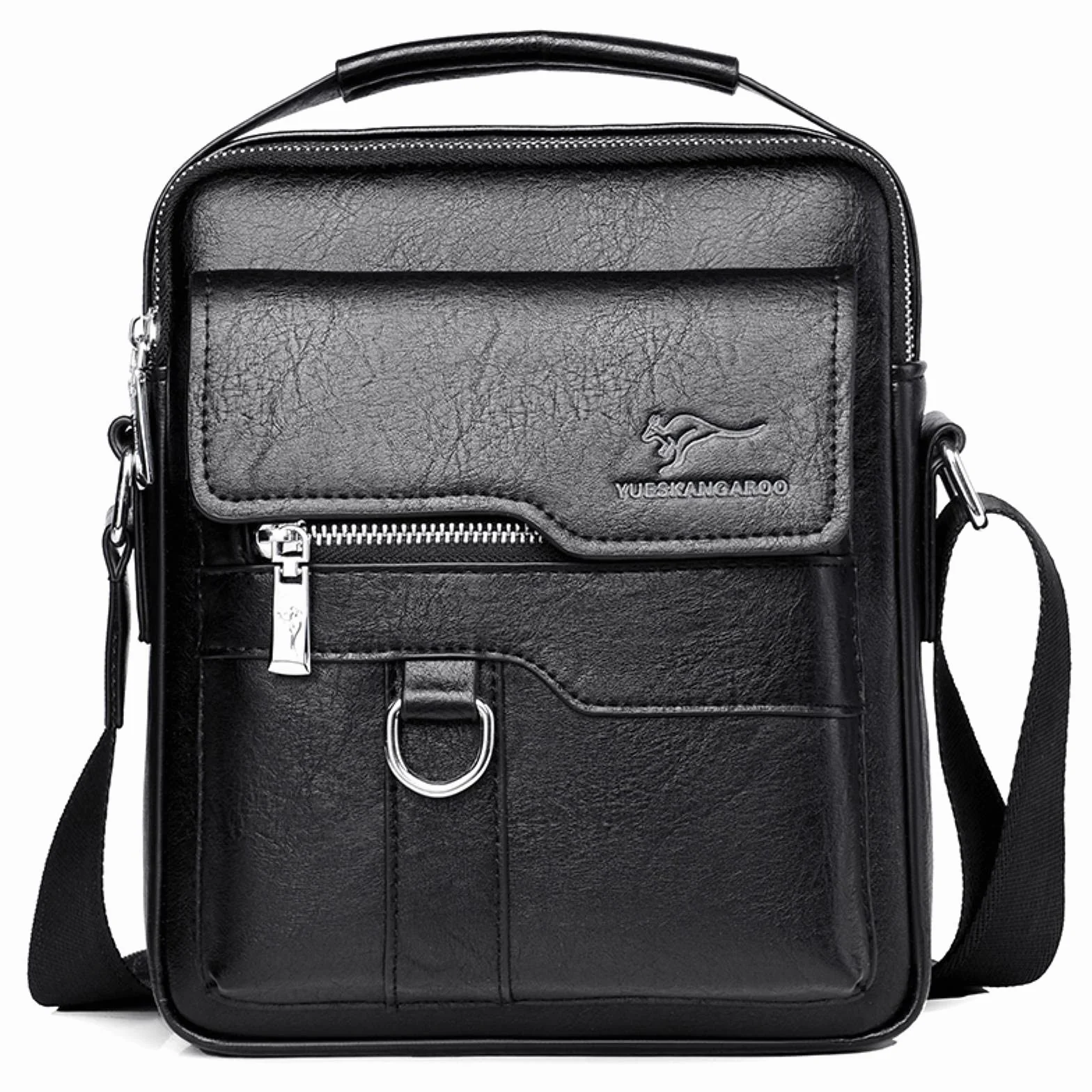 Borse da Uomo Vintage di Lusso Borsa a Tracolla in Pelle Messenger Casual