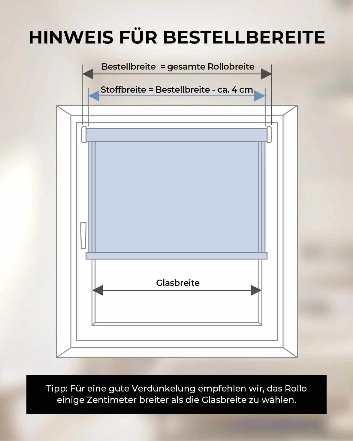 Victoria M. Tenebra Tenda a Rullo Termica Oscurante, Rivestimento Isolante, 40x160 cm, Grigio