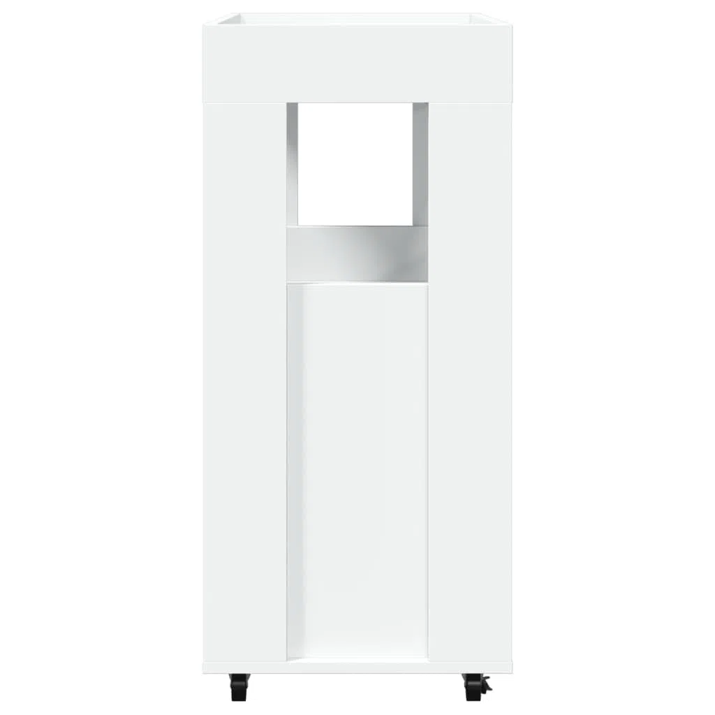 Homgoday Carrello da bar bianco 60 x 39,5 x 89 cm, in legno ingegnerizzato, mobile da bar, tavolo da vino per liquori e bicchieri, credenza per buffet, portabottiglie per vino, mobile da bar per