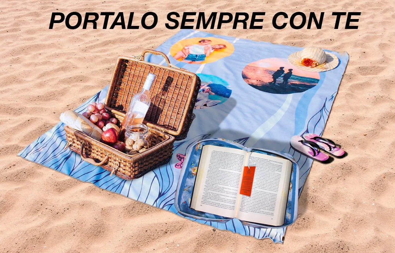 SARTORIA AGNESE Custodia Libro Artigianale con Cerniera, Porta Libro Stoffa Impermeabile, Copertina del libro 26x16, Regalo per una Lettrice
