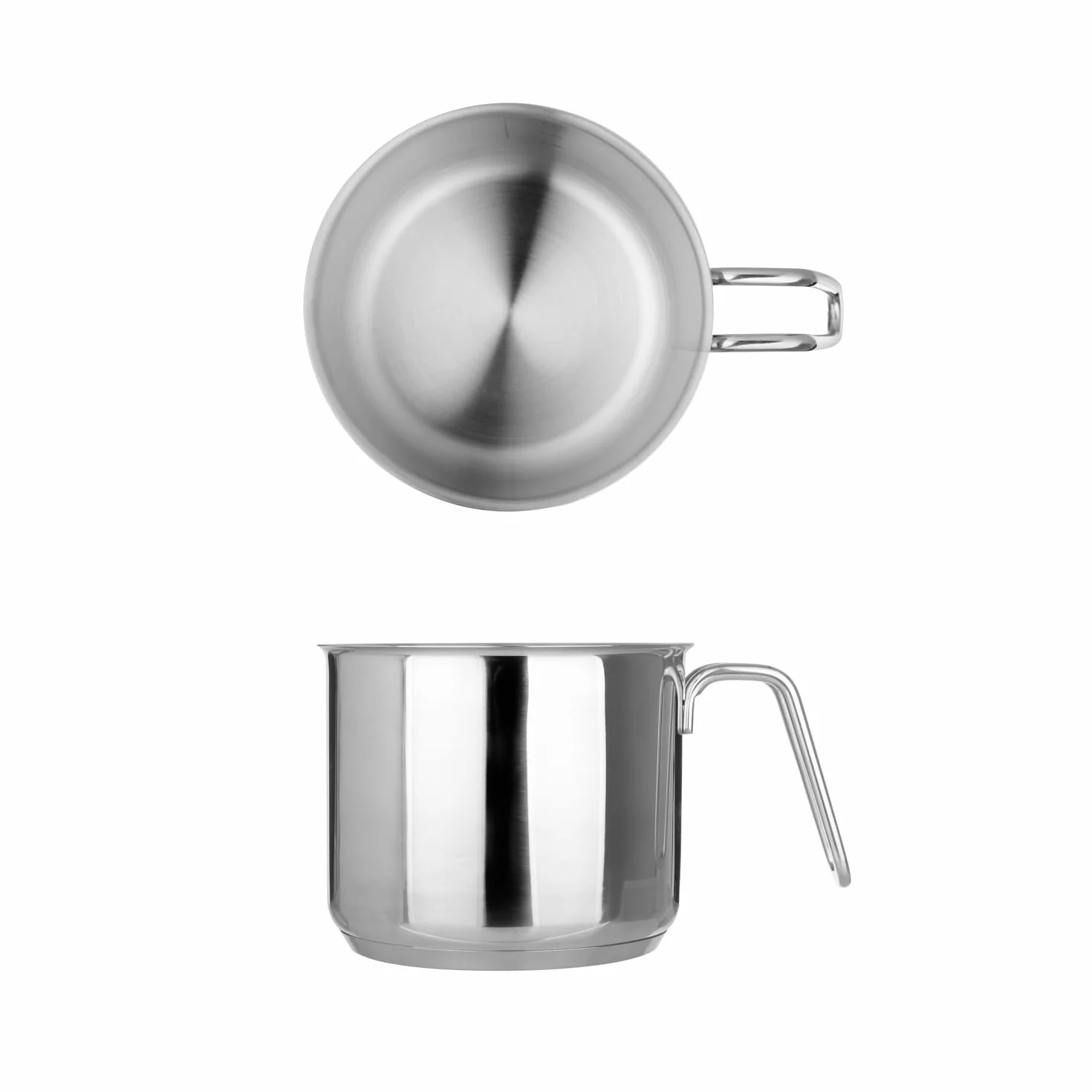 Moneta Allegro Bollilatte 14 cm in Acciaio Inox per tutti i Fuochi 1.8 Litri