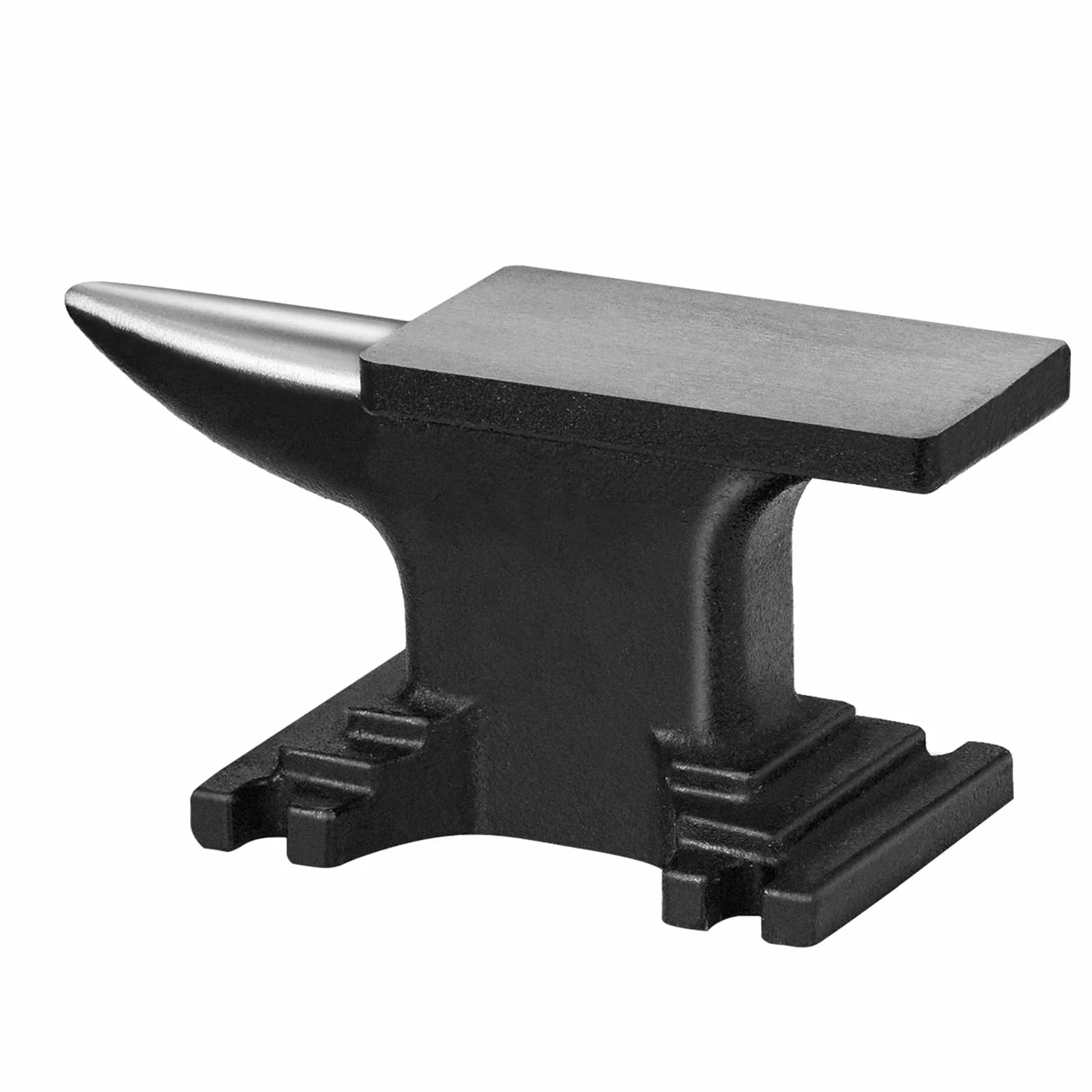 VEVOR Incudine da Fabbro 4 kg Acciaio Fuso a Corno Singolo 132x68 mm 50HRC