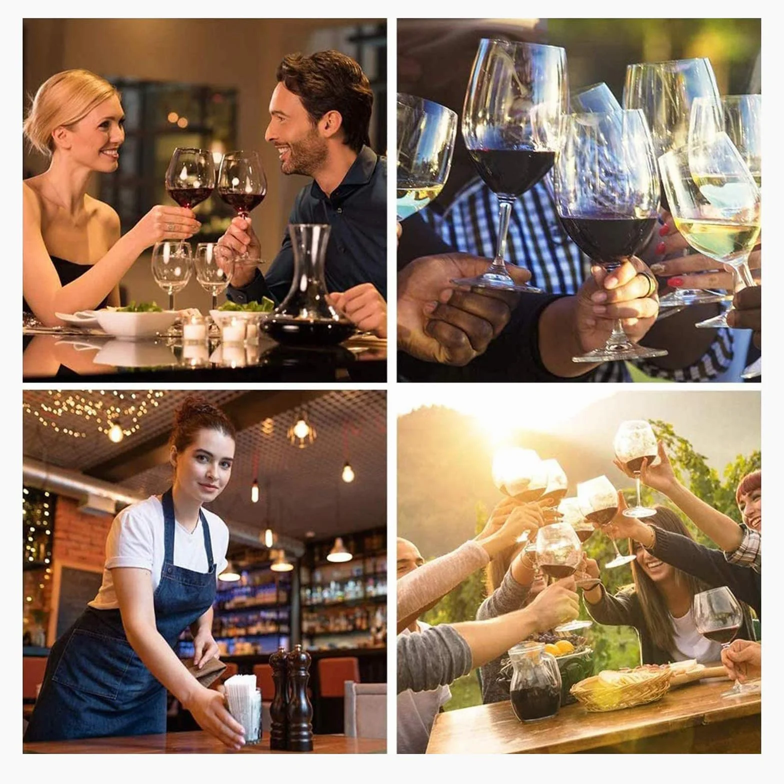 Apribottiglie di vino elettrico, set regalo con taglierina e versatore
