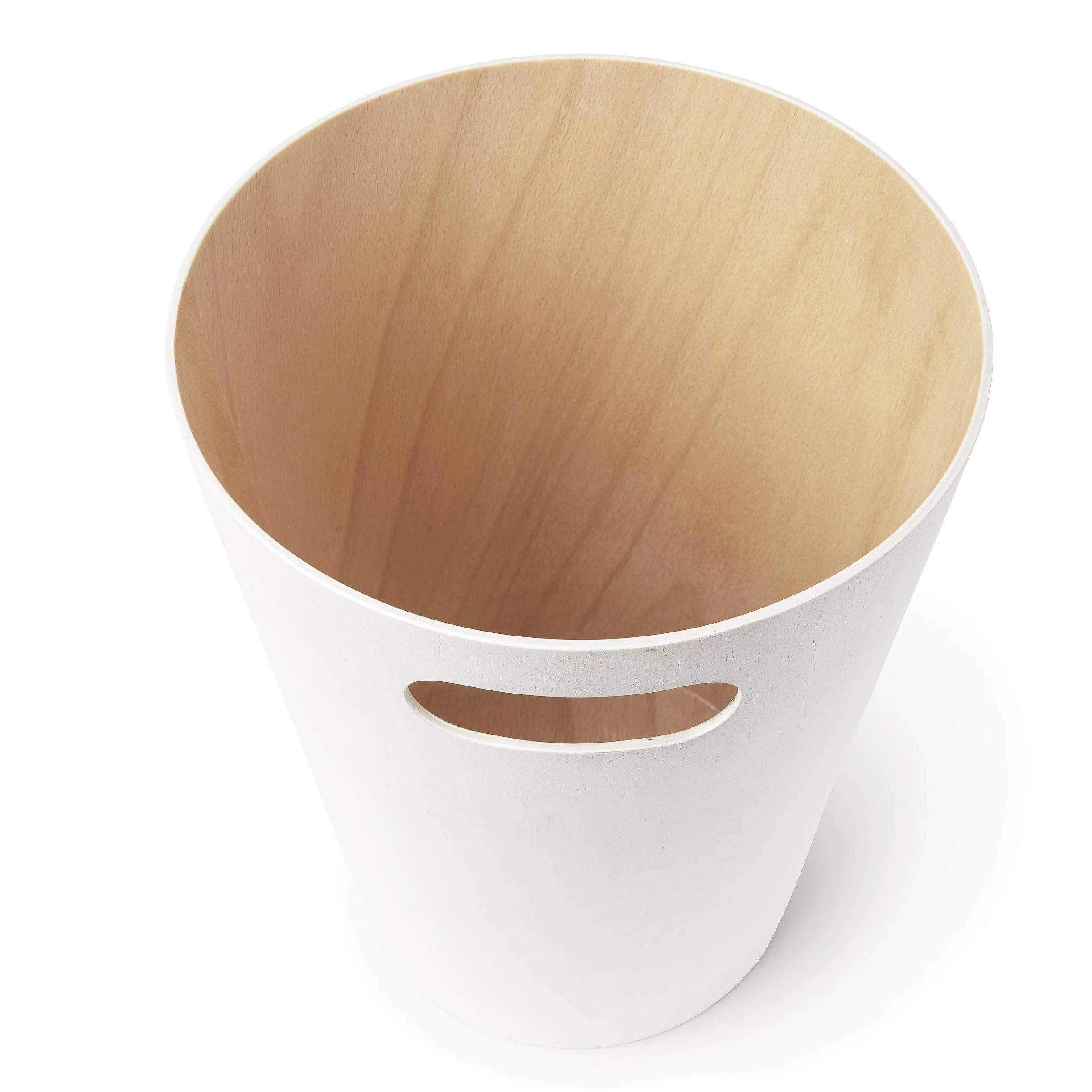 Umbra Woodrow Cestino della spazzatura 7,5 L Faggio Europeo Bianco/naturale
