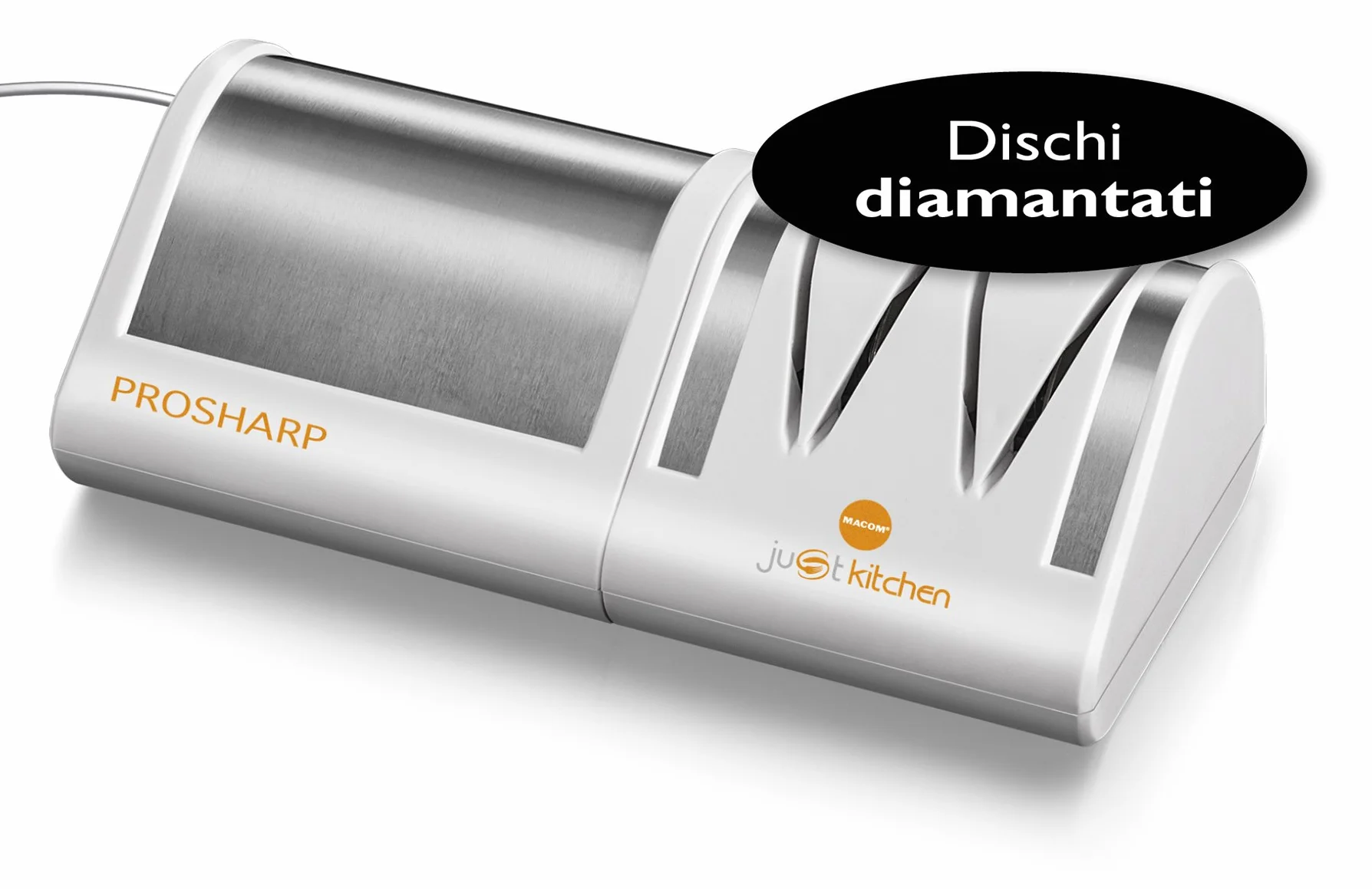 MACOM Just Kitchen 827 Prosharp Profesjonalny Ostrzałka Do Noży Elektryczna 4 Diamentowe Tarcze
