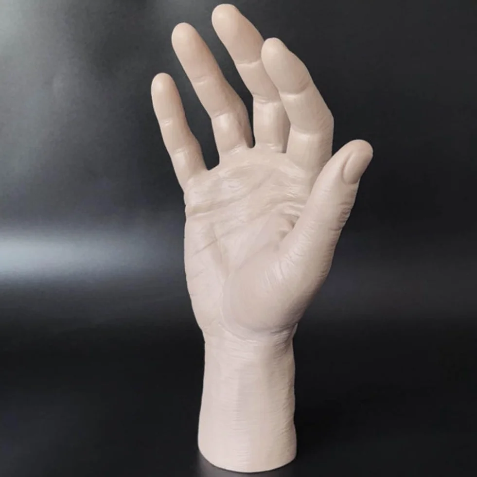 Manichino a Grandezza Naturale in PVC Realistico Mano Sinistra e Destra per Gioielli Guanti Display