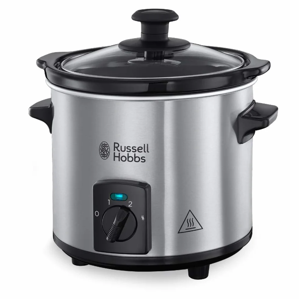 Russell Hobbs Compact Home Slow Cooker 25570-56 2L 145W Ceramica Acciaio Inox 3 temperature