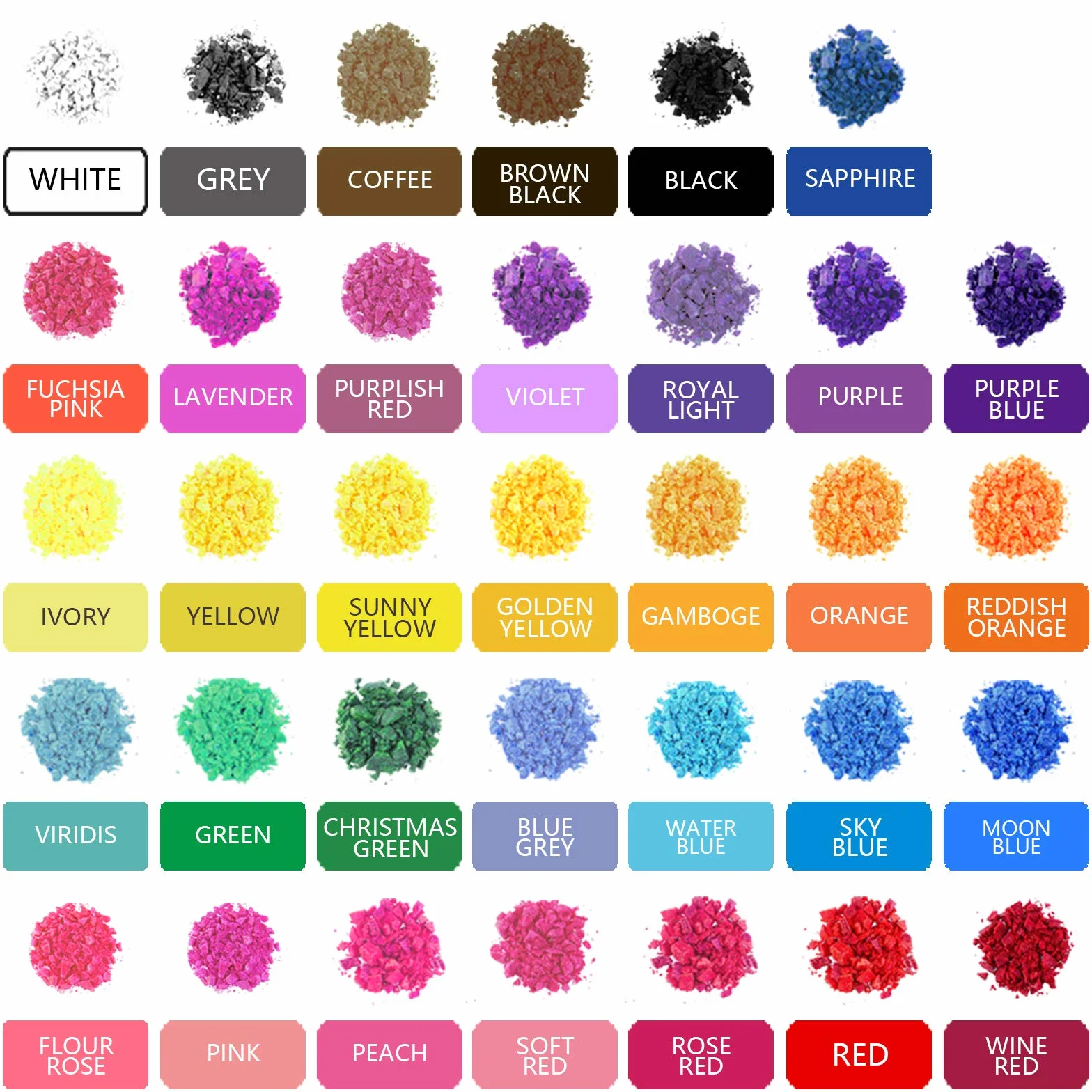 34 coloranti per Candele colorante per Cera di soia in Fiocchi per la Produzione di Candele colorante per Cera per Candele Fai-da-Te 5 g per Confezione