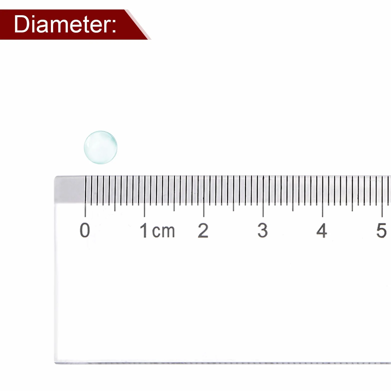 QUARKZMAN 800pz Vetro Sfera Bollente Pietre 5mm Soda Lime Vetro Perle per Bottiglia Scuotere Mischiare, Trasparente