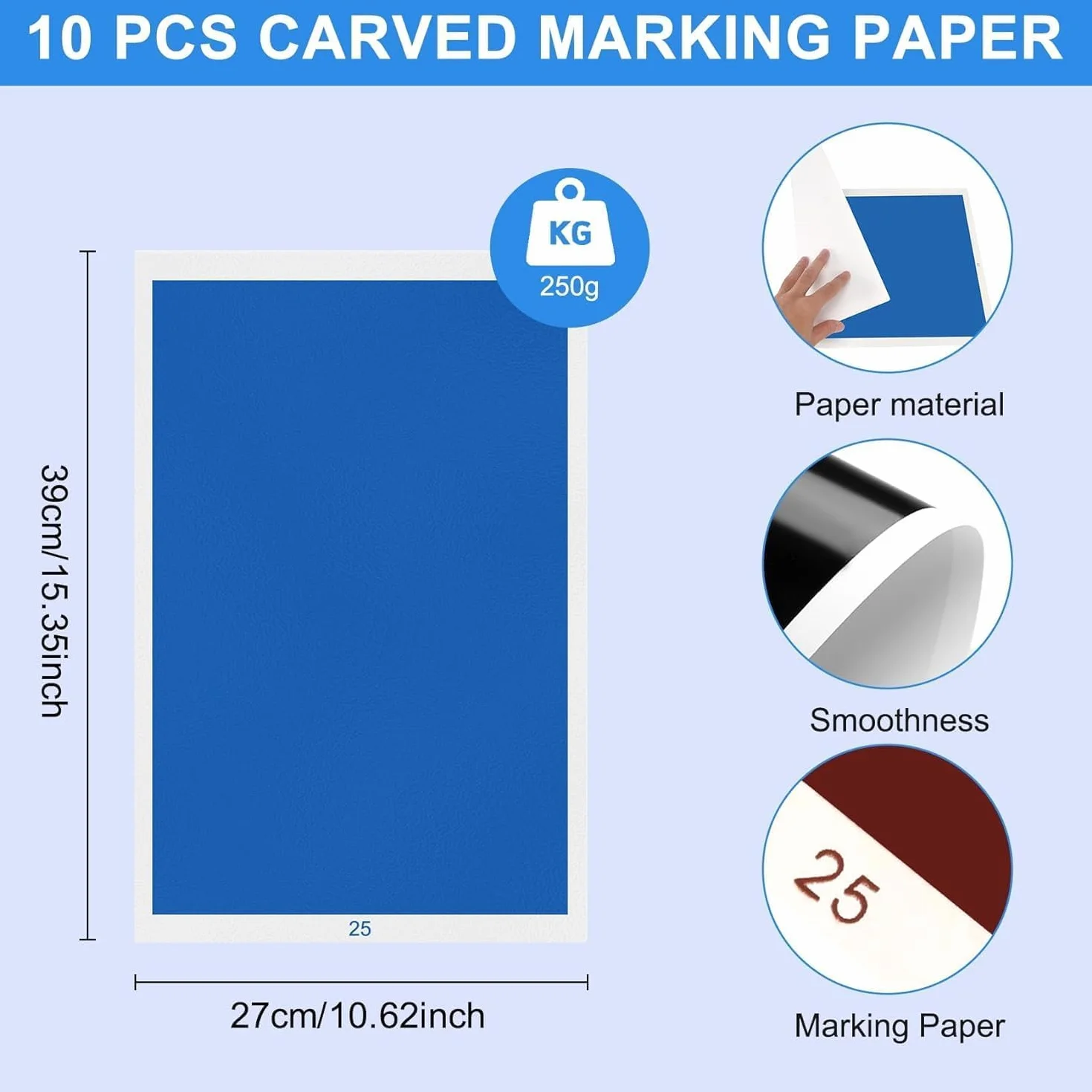 Carta multicolore per incisione laser 27x39 cm non metallica per fai da te ceramica pietre