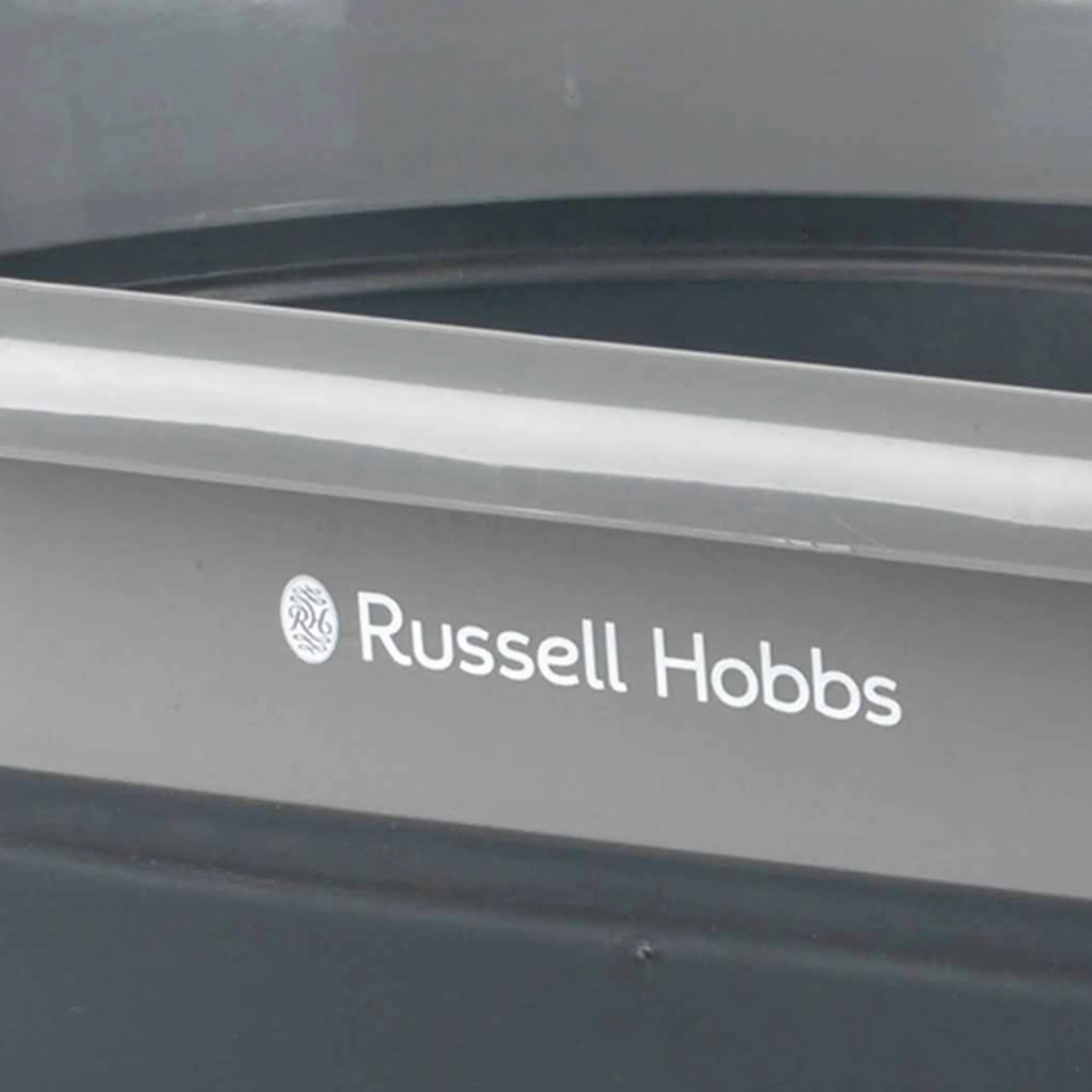 Russell Hobbs Cesto della Biancheria 27L Pieghevole Plastica Nero/Grigio