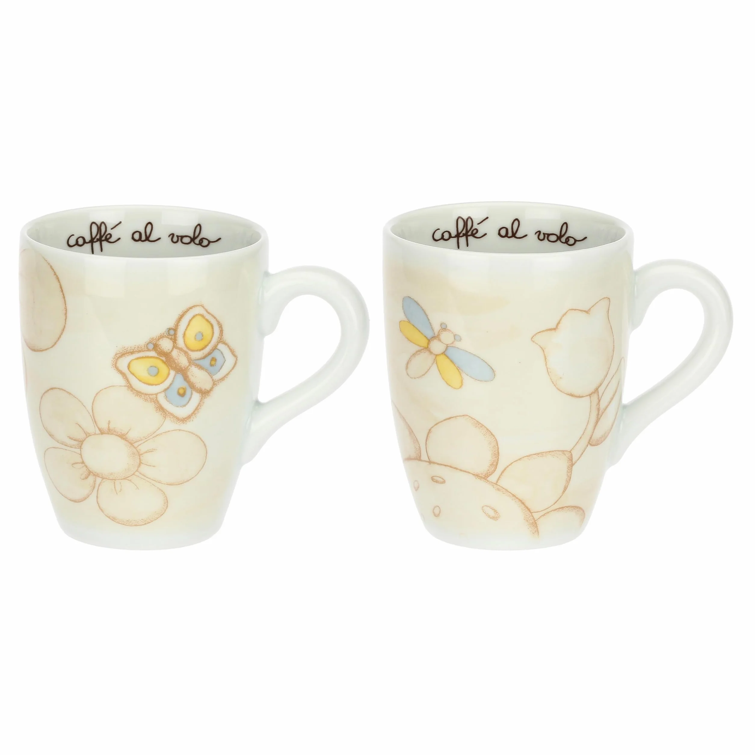 THUN Set 2 Mug in Porcellana Linea Elegance Ø 8.5 300 ml