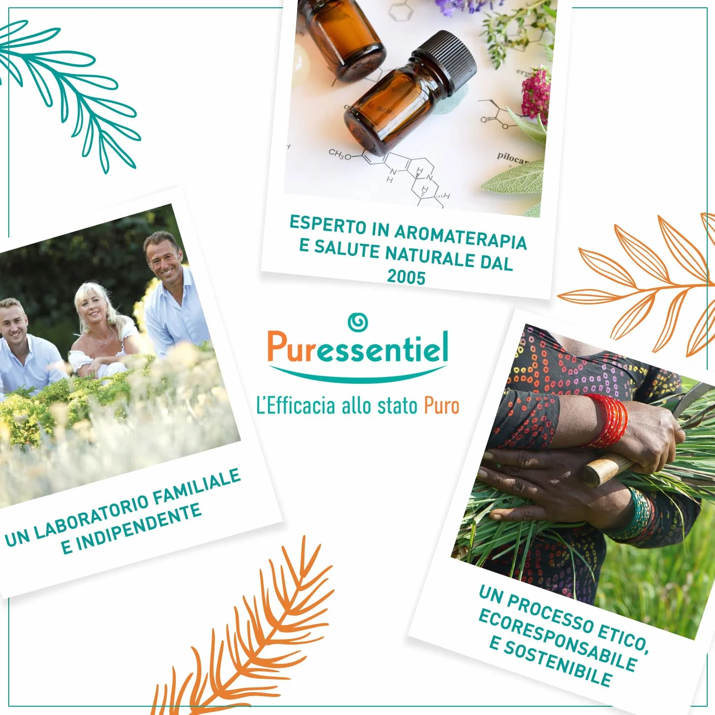 Puressentiel Spray Purificante per l'Aria 41 Oli Essenziali 500 ml