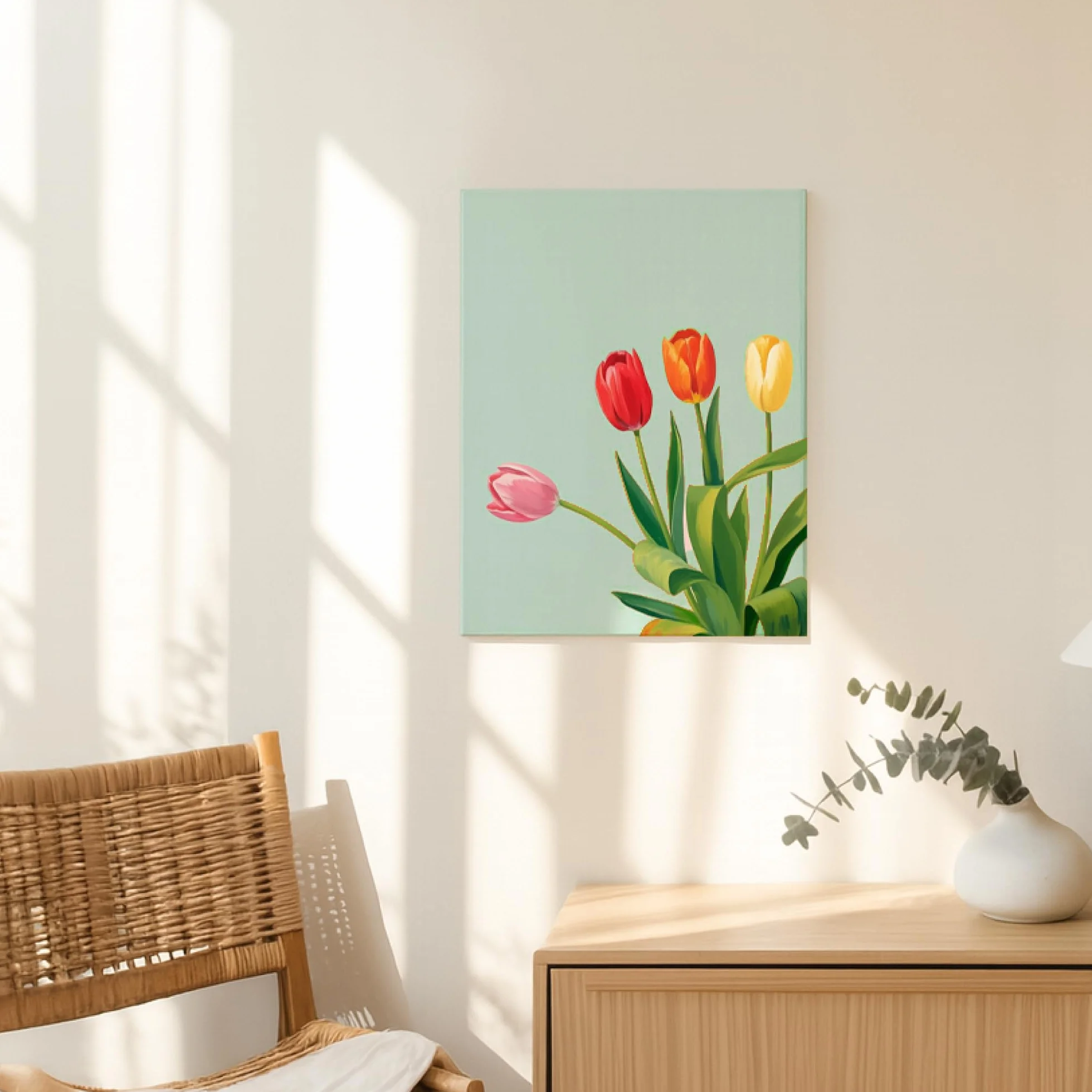 Zenacolor Tela per Dipingere 30x40cm Set da 10 280g/m² 100% Cotone Pittura Acrilica Olio Tempera