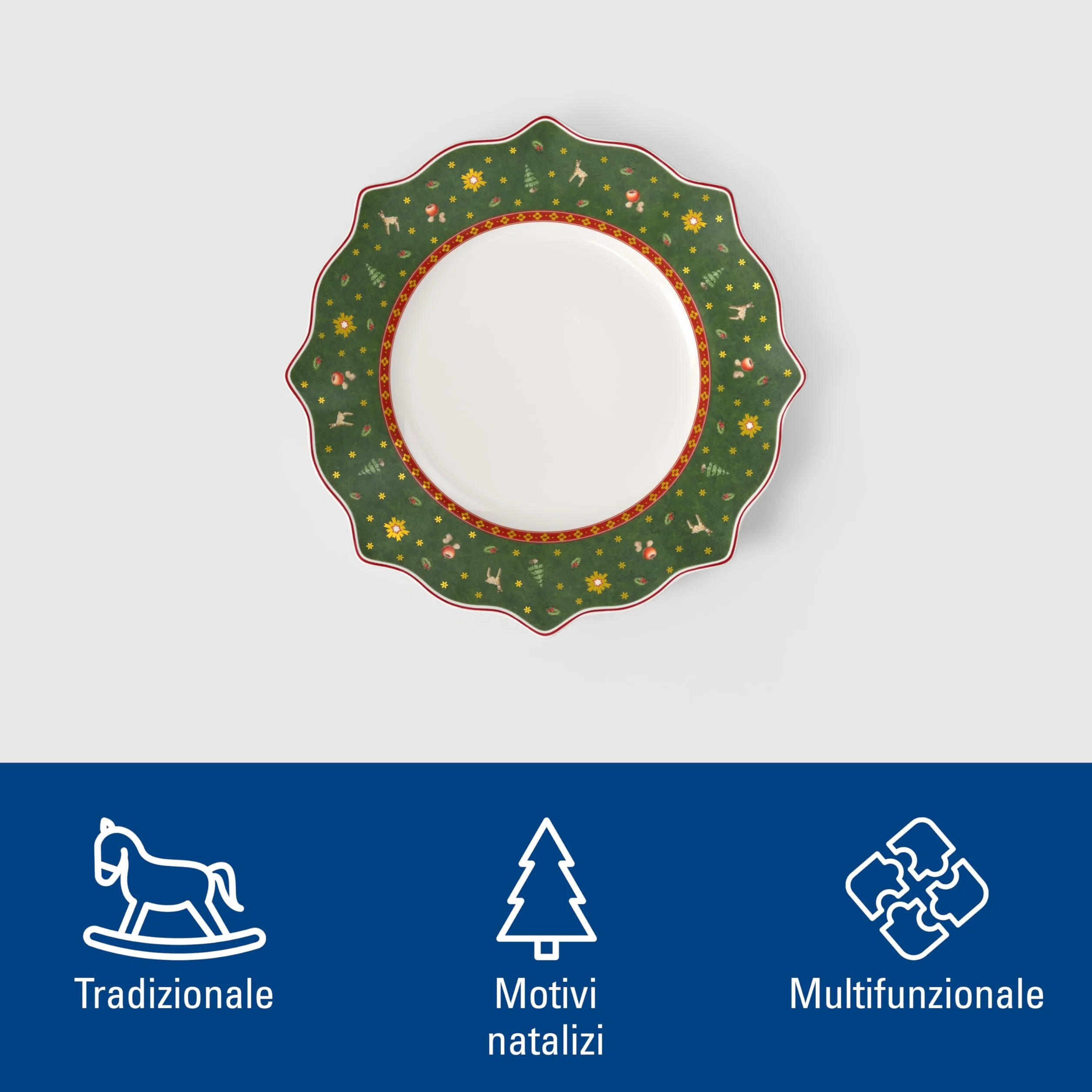 Villeroy & Boch Toy's Delight Piatto Piano 29 cm Verde