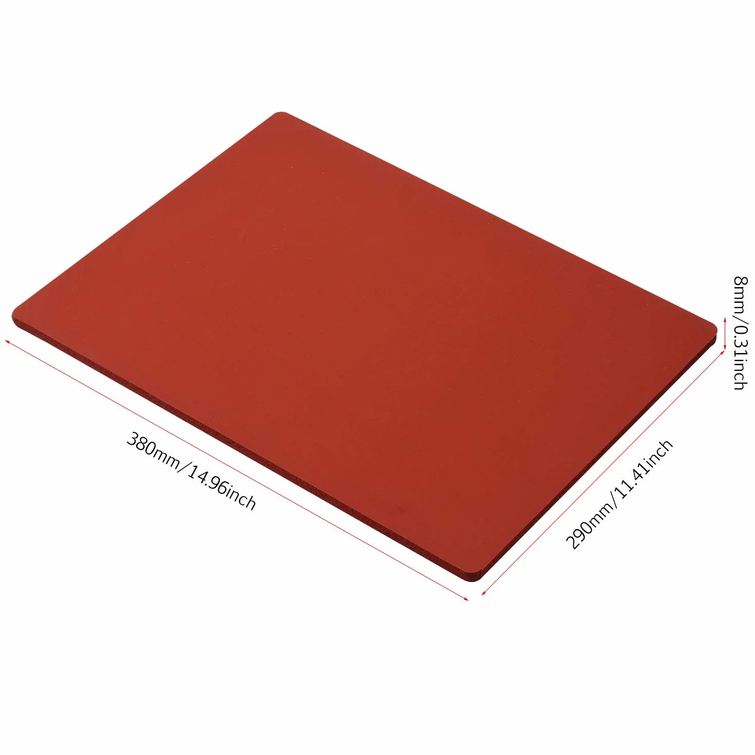 Pressa di Calore HUIOP 290x380x8mm Tappetino in Silicone per Pressatura a Caldo