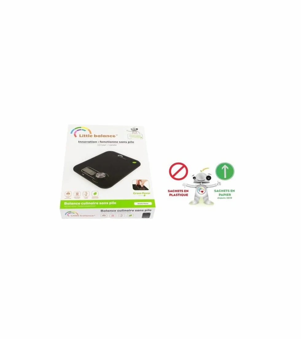 Little Balance 8197 Kinetic Flower Nero Waga kuchenna bez baterii 5 kg