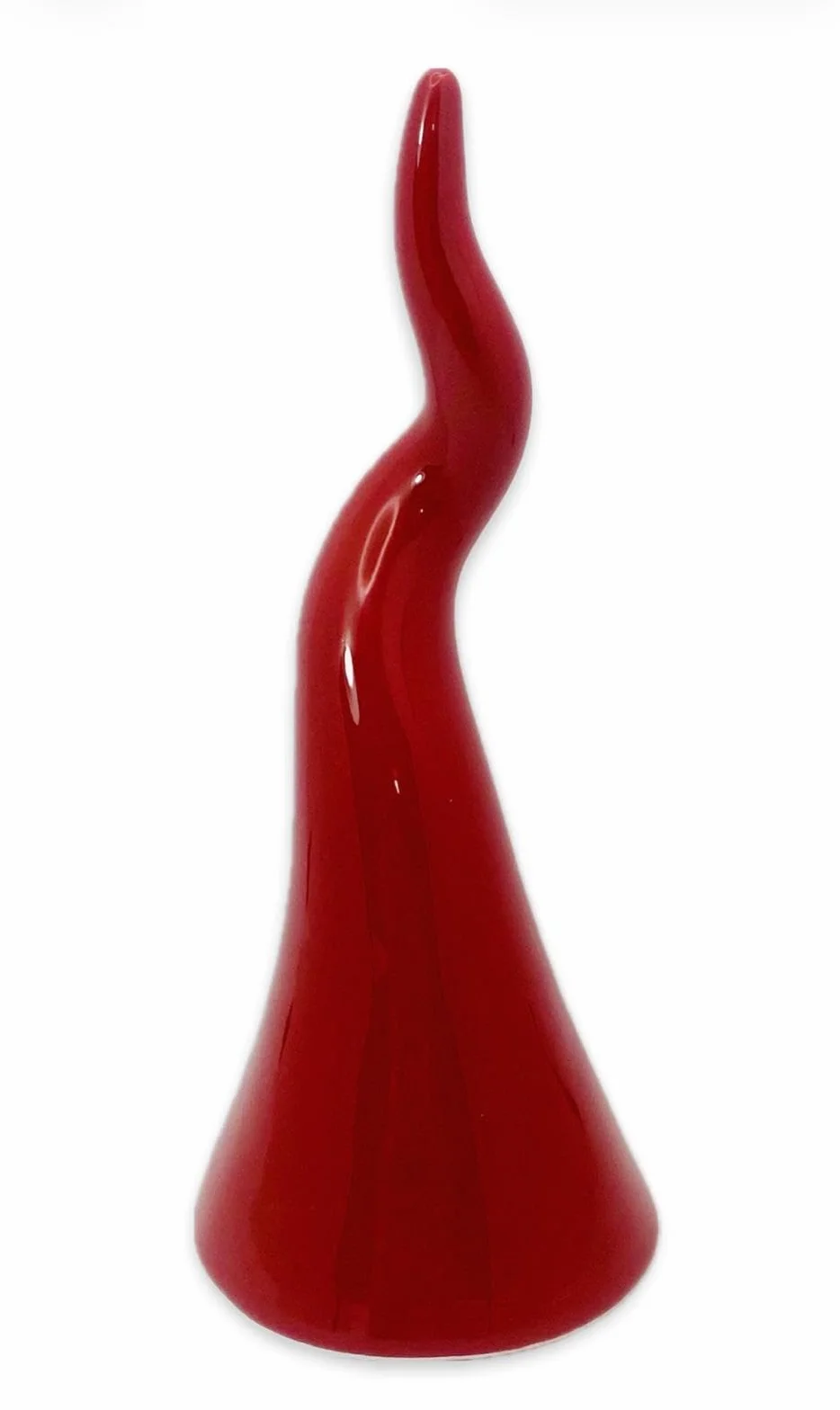 Corno napoletano portafortuna in ceramica souvenir bomboniere handmade